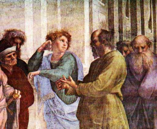 image source : Plato talking to Euthyphro