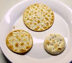 Image from the Wikipedia article for "Water biscuit," a.k.a. water cracker