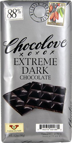 Link to the Amazon site for Chocolove Extreme Dark Chocolate