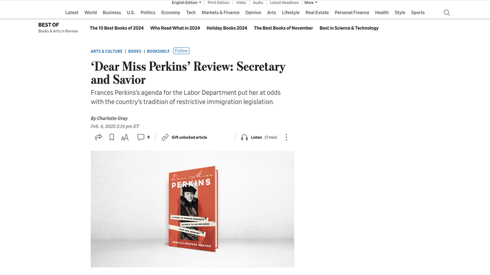 Frances Perkins, Loretta Ford and Policy Hope