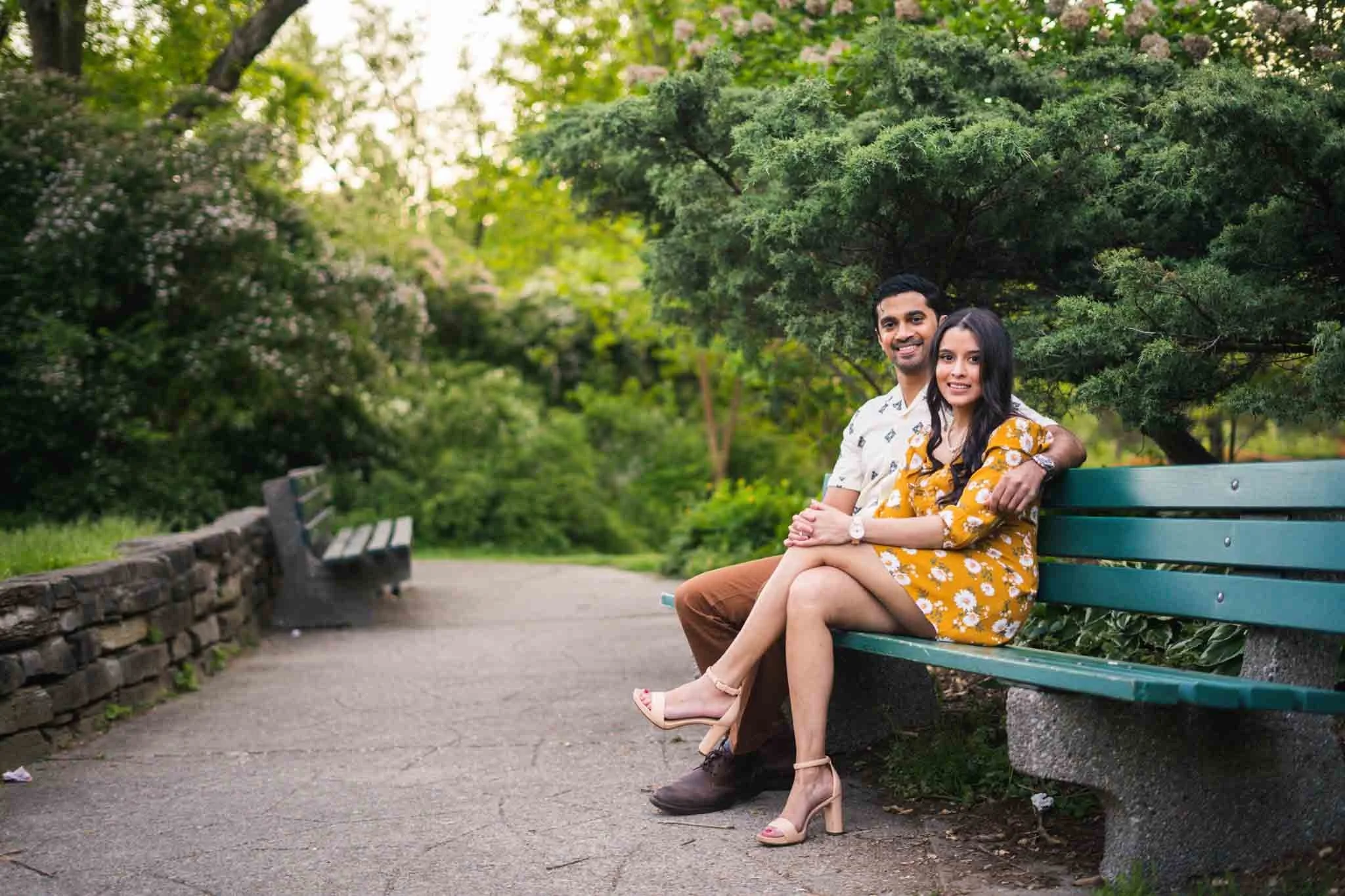 Engagement photoshoot at High Park Toronto.