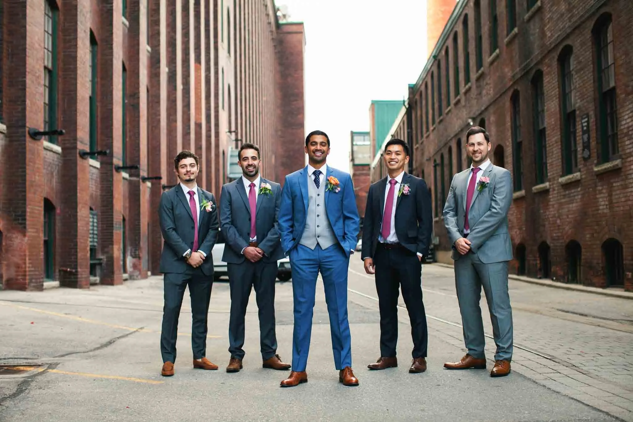 photo of groom with groomsmen wedding photography in mississauga ontario.