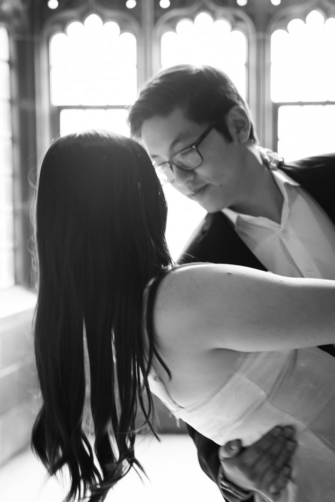 Creative Pre-Wedding Photos at Hart House, University of Toronto
