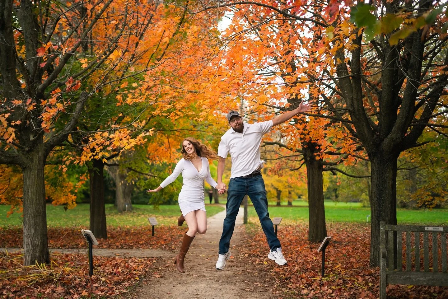 💍 #fallengagement #engagementsession #engagementshoot #fall #autumn