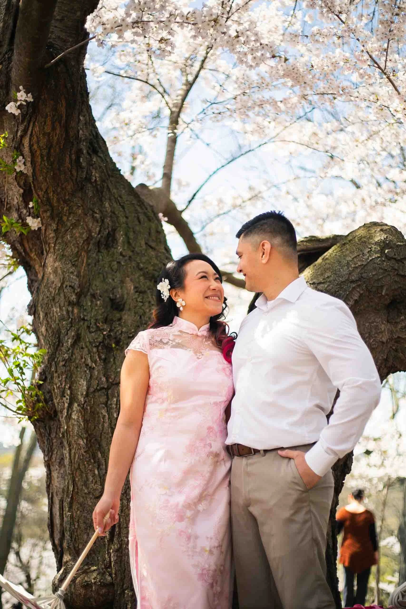 High Park spring engagement photos