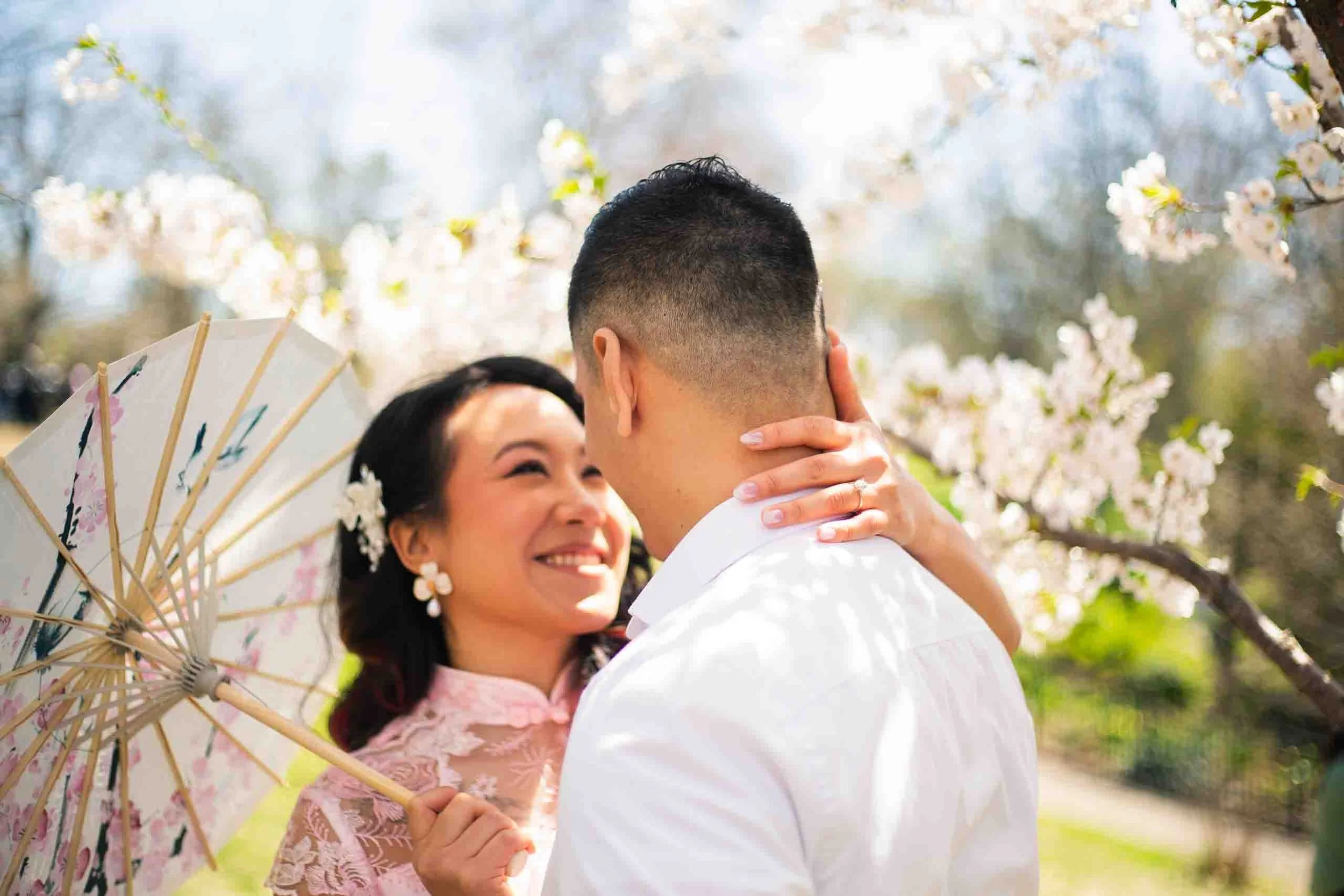 Spring engagement photos in Toronto