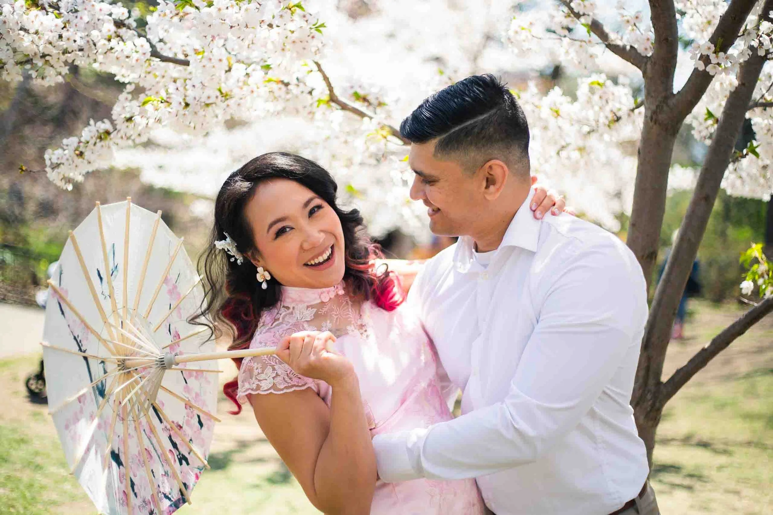 Couple engagement photos at High Park