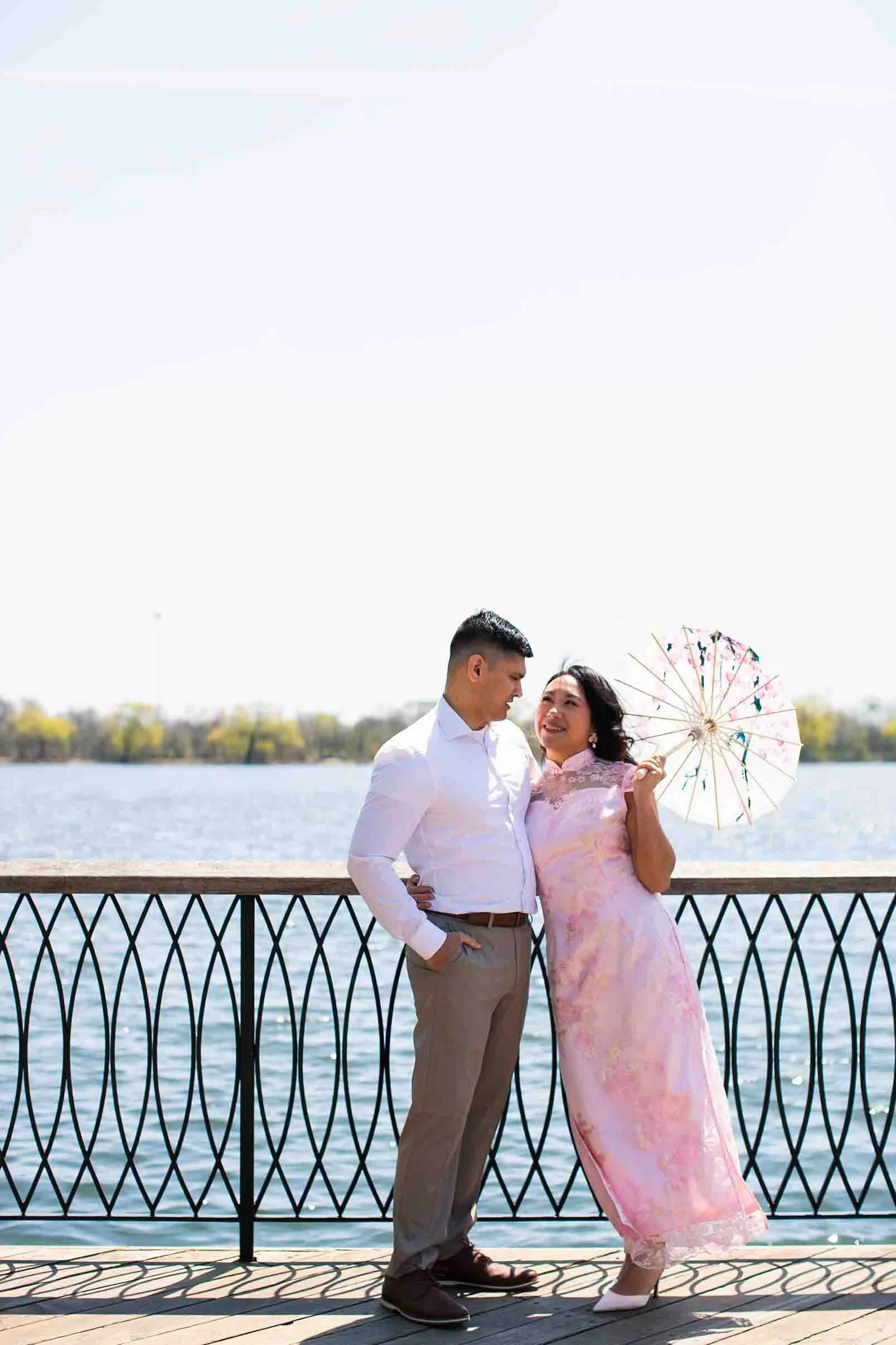 Couple engagement photos at High Park