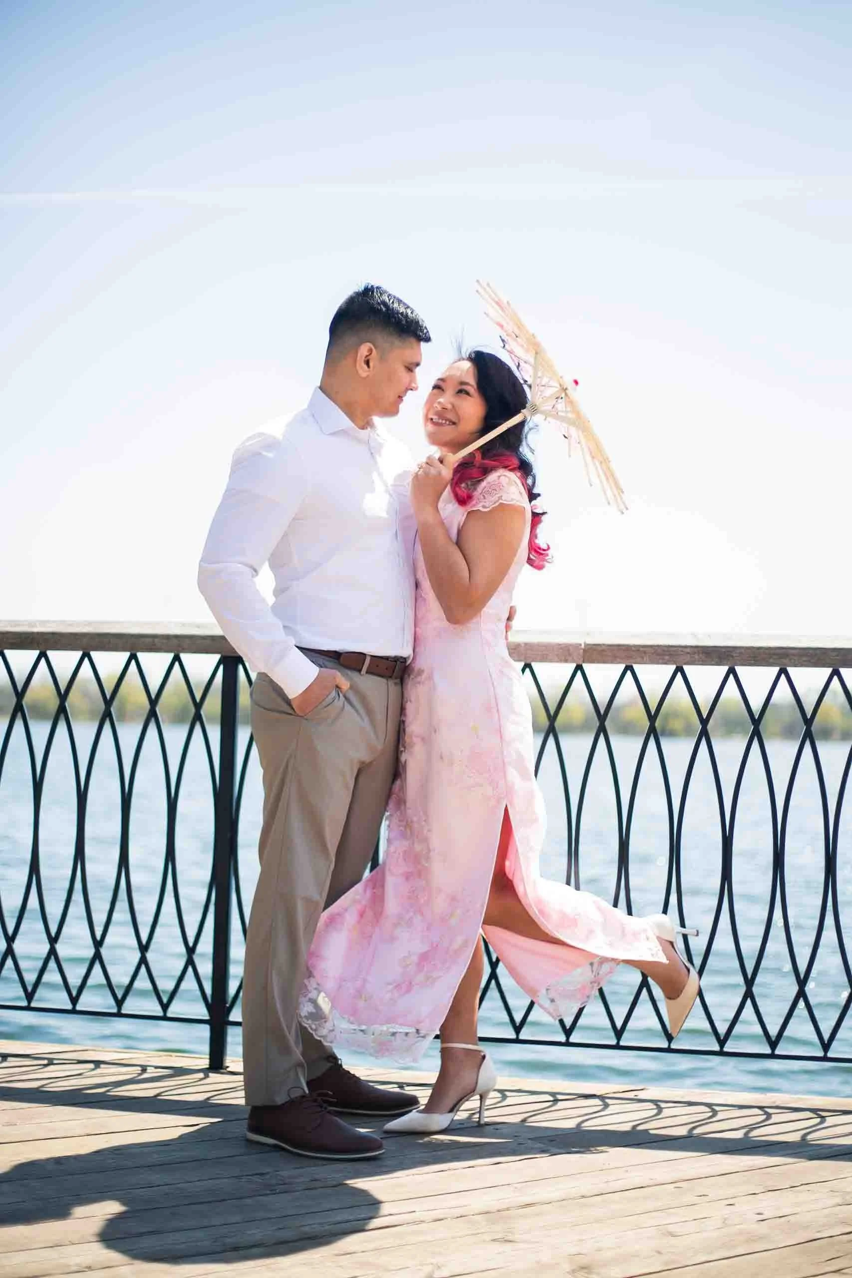High Park spring engagement photos