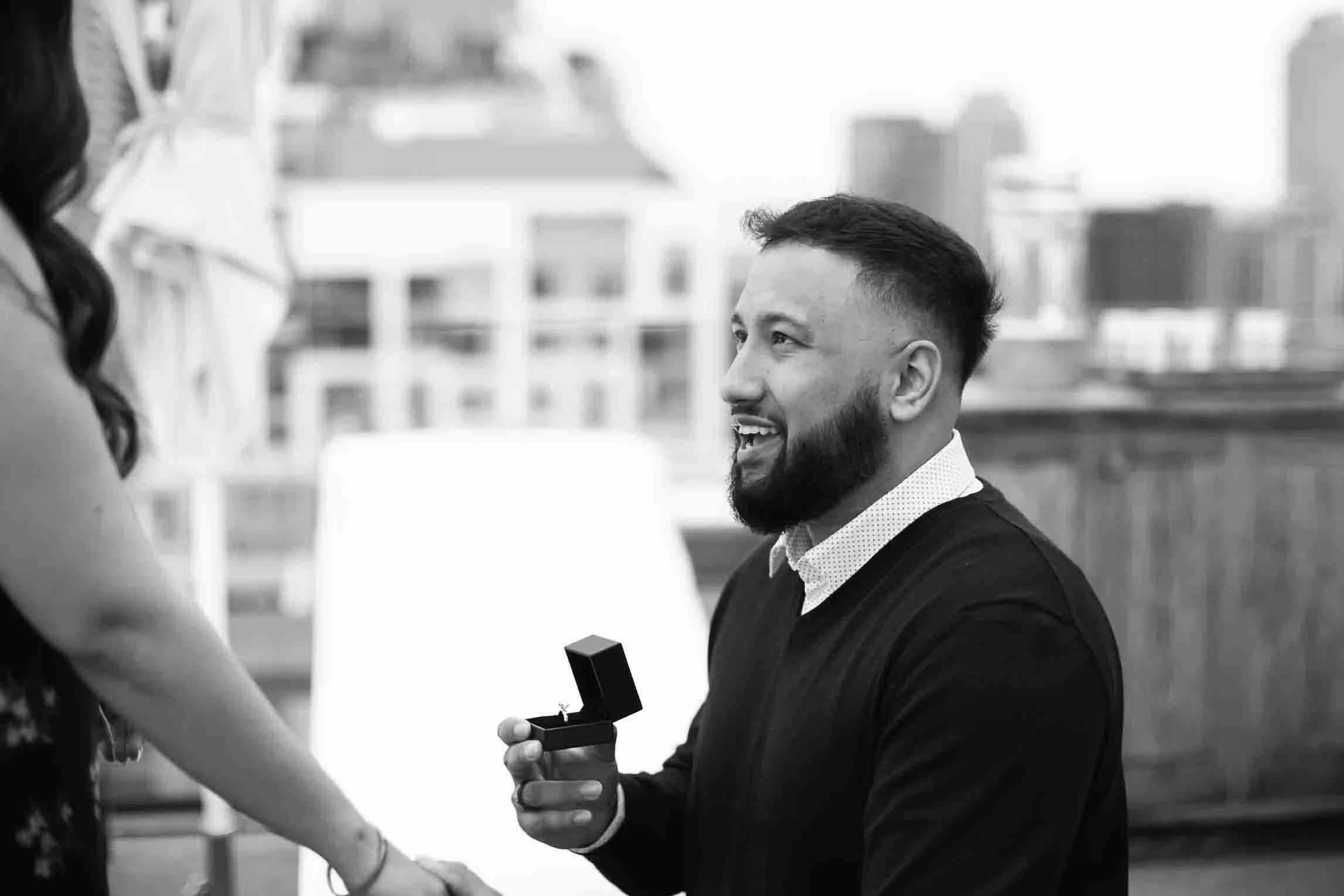 Downtown Toronto Surprise Proposal Engagement Photoshoot Editorial Style-3.jpg