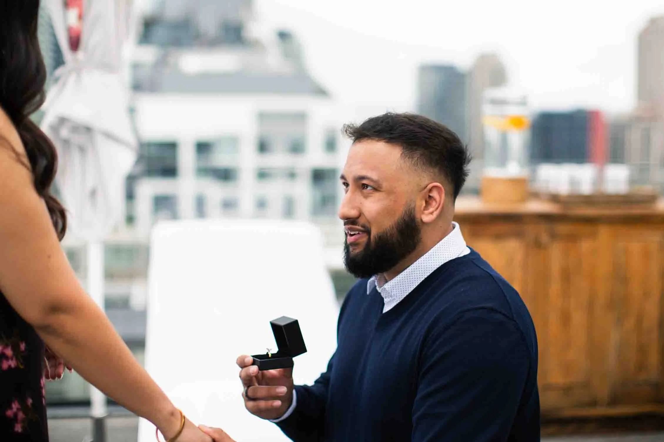 Downtown Toronto Surprise Proposal Engagement Photoshoot Editorial Style-4.jpg