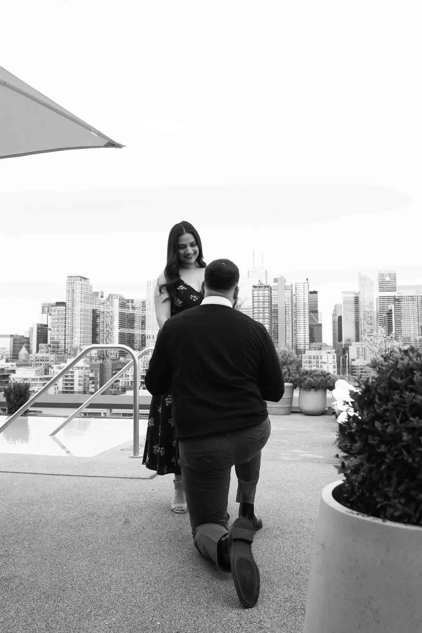 Downtown Toronto Surprise Proposal Engagement Photoshoot Editorial Style-9.jpg
