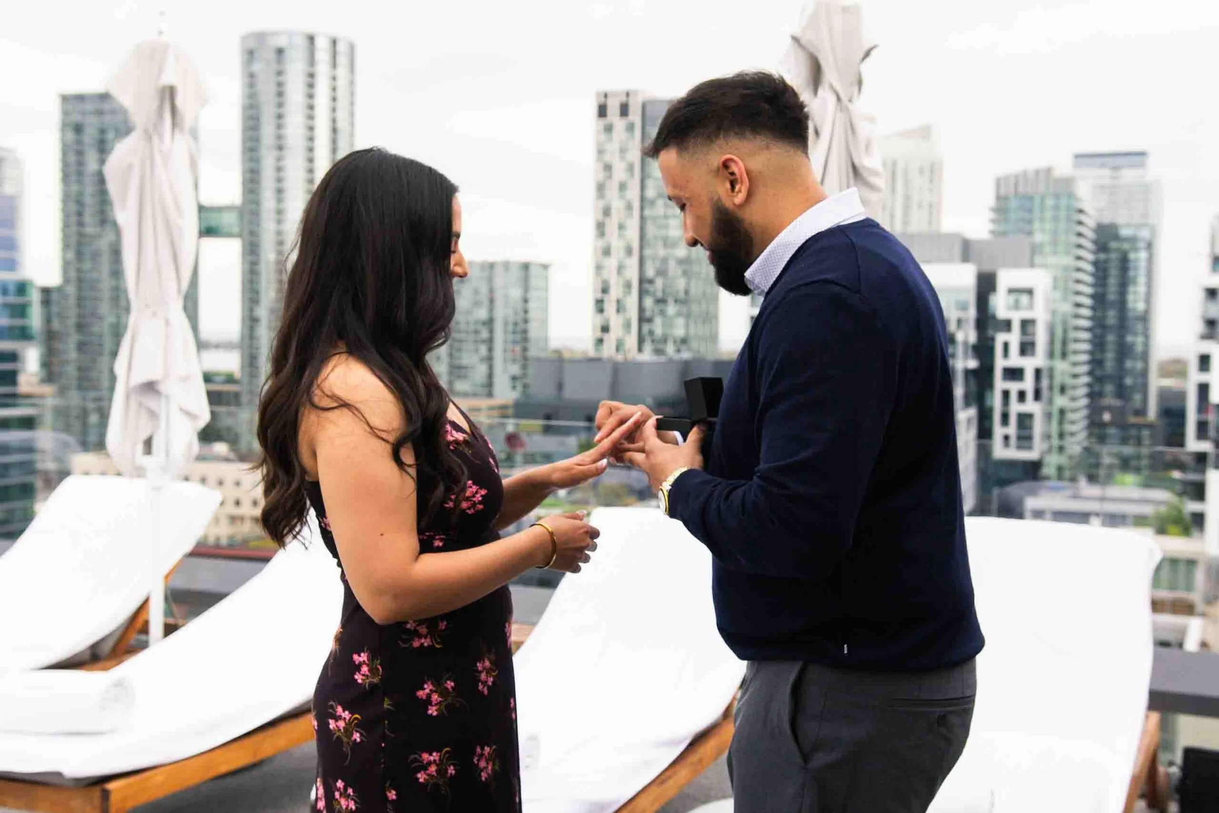 Downtown Toronto Surprise Proposal Engagement Photoshoot Editorial Style-19.jpg
