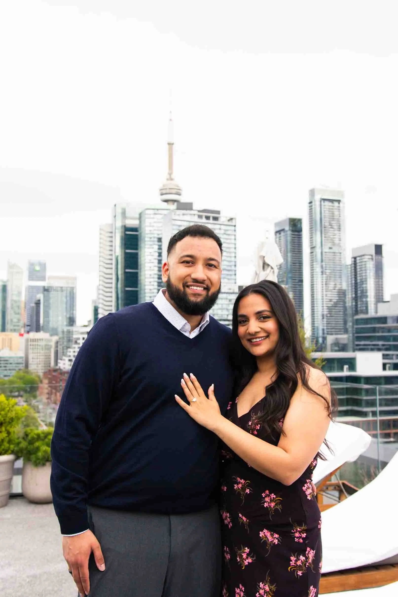 Downtown Toronto Surprise Proposal Engagement Photoshoot Editorial Style-23.jpg