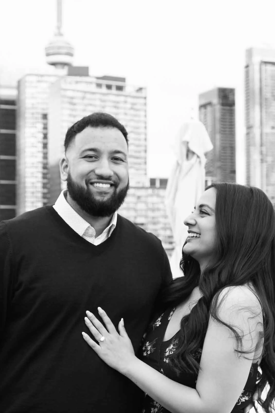 Downtown Toronto Surprise Proposal Engagement Photoshoot Editorial Style-25.jpg