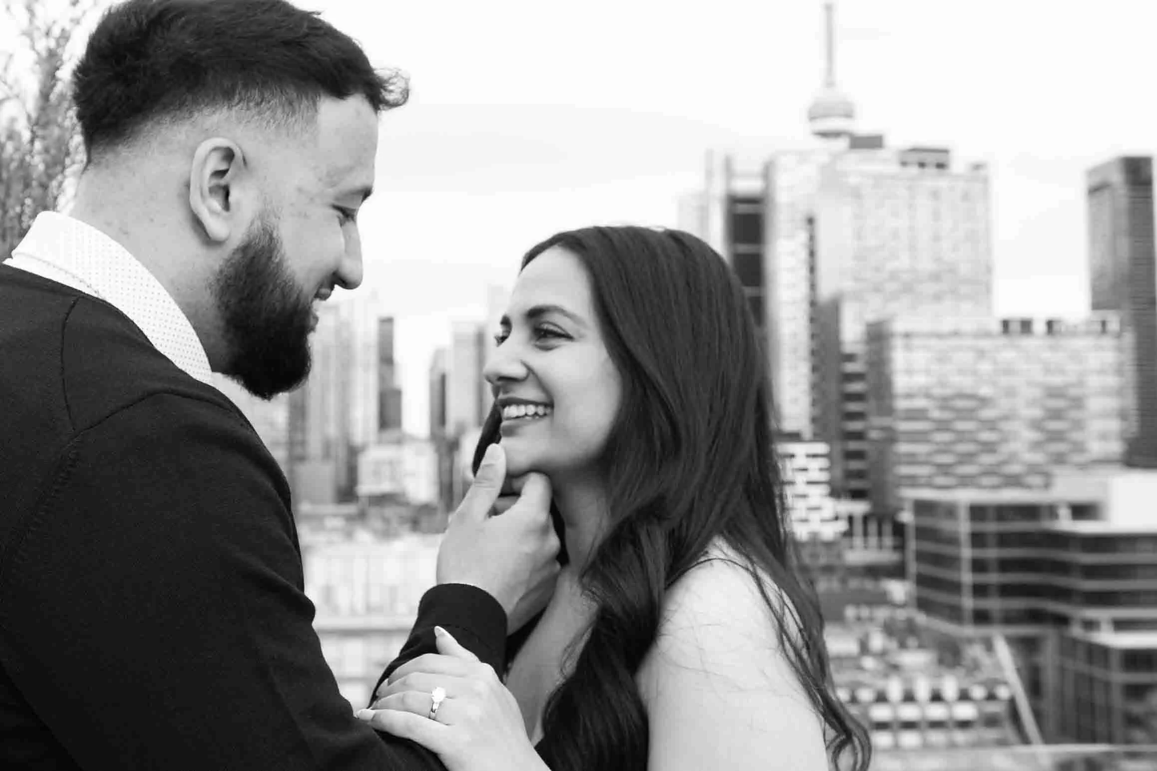 Downtown Toronto Surprise Proposal Engagement Photoshoot Editorial Style-27.jpg
