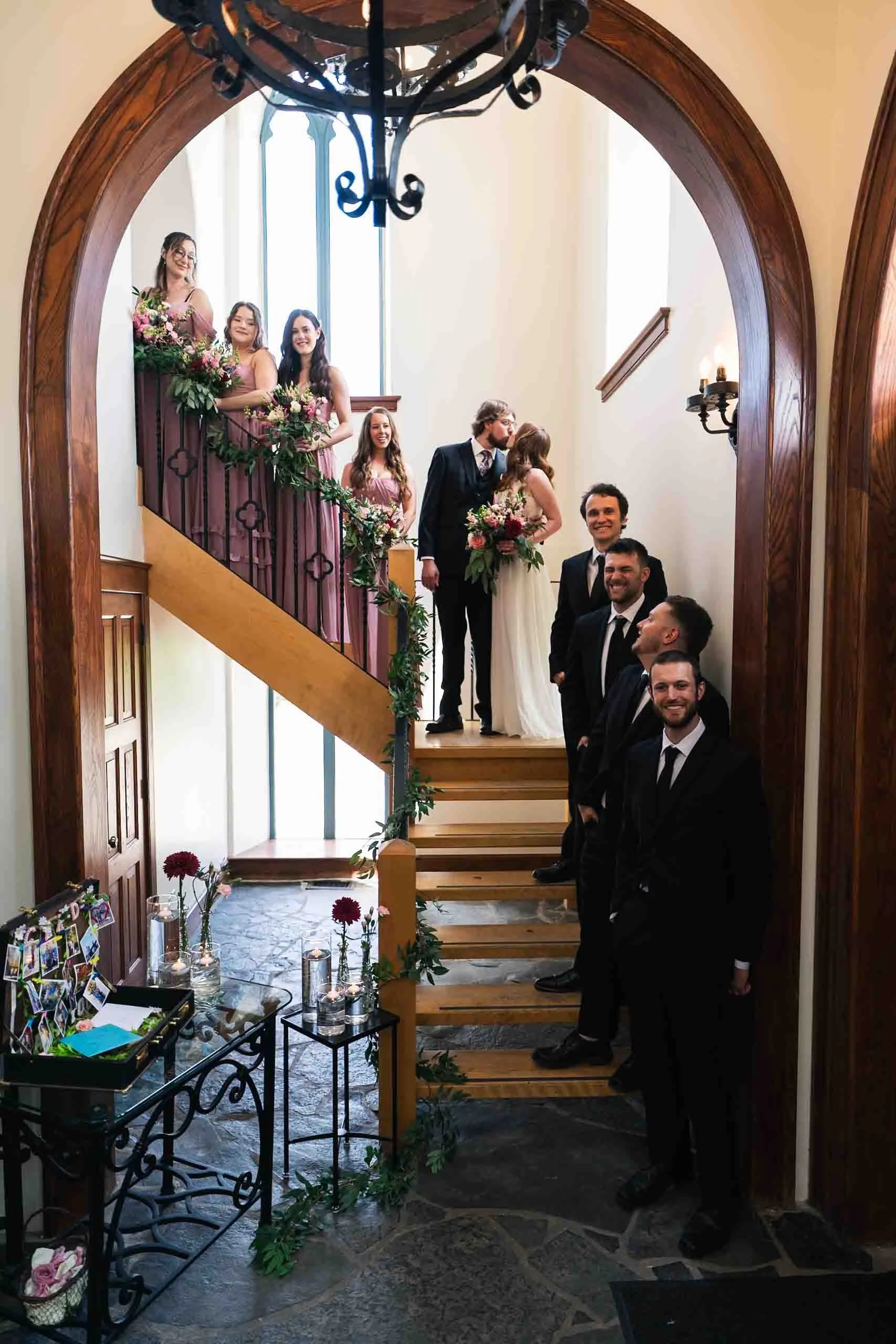 Bridal party portraits in Heidelberg Ontario