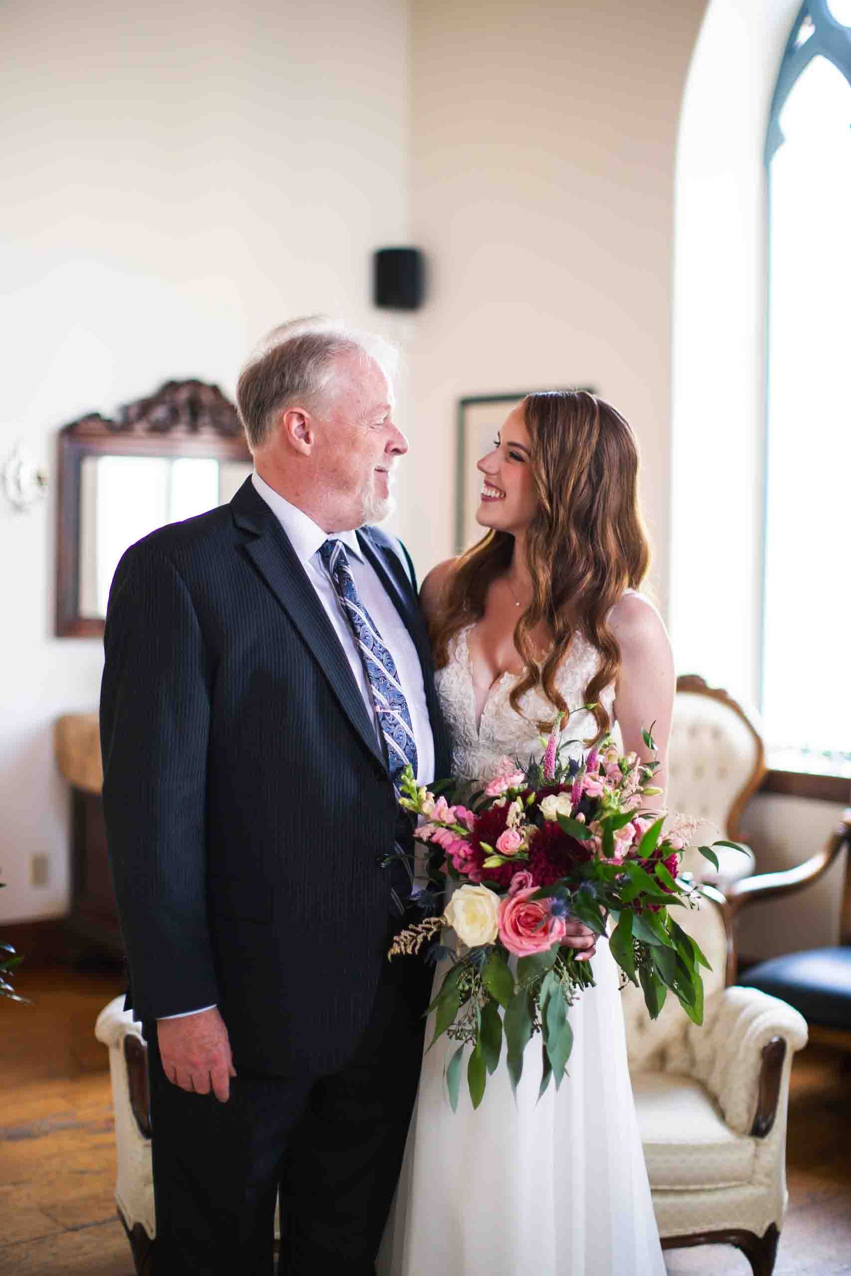Family wedding portraits at Hauser Hall