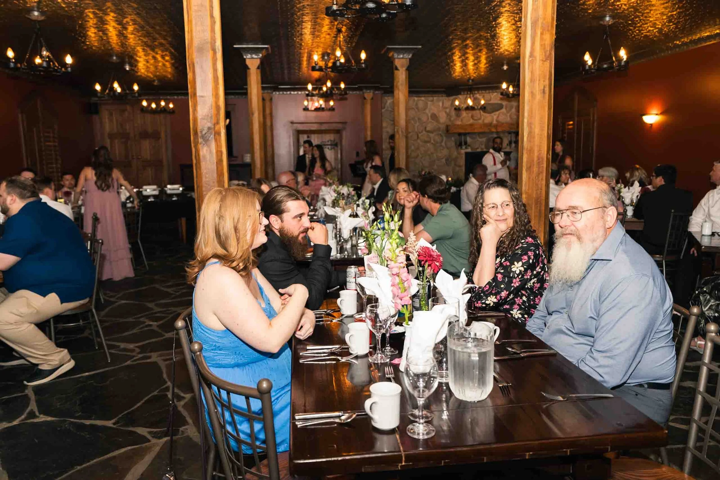 Wedding reception at Hauser Hall