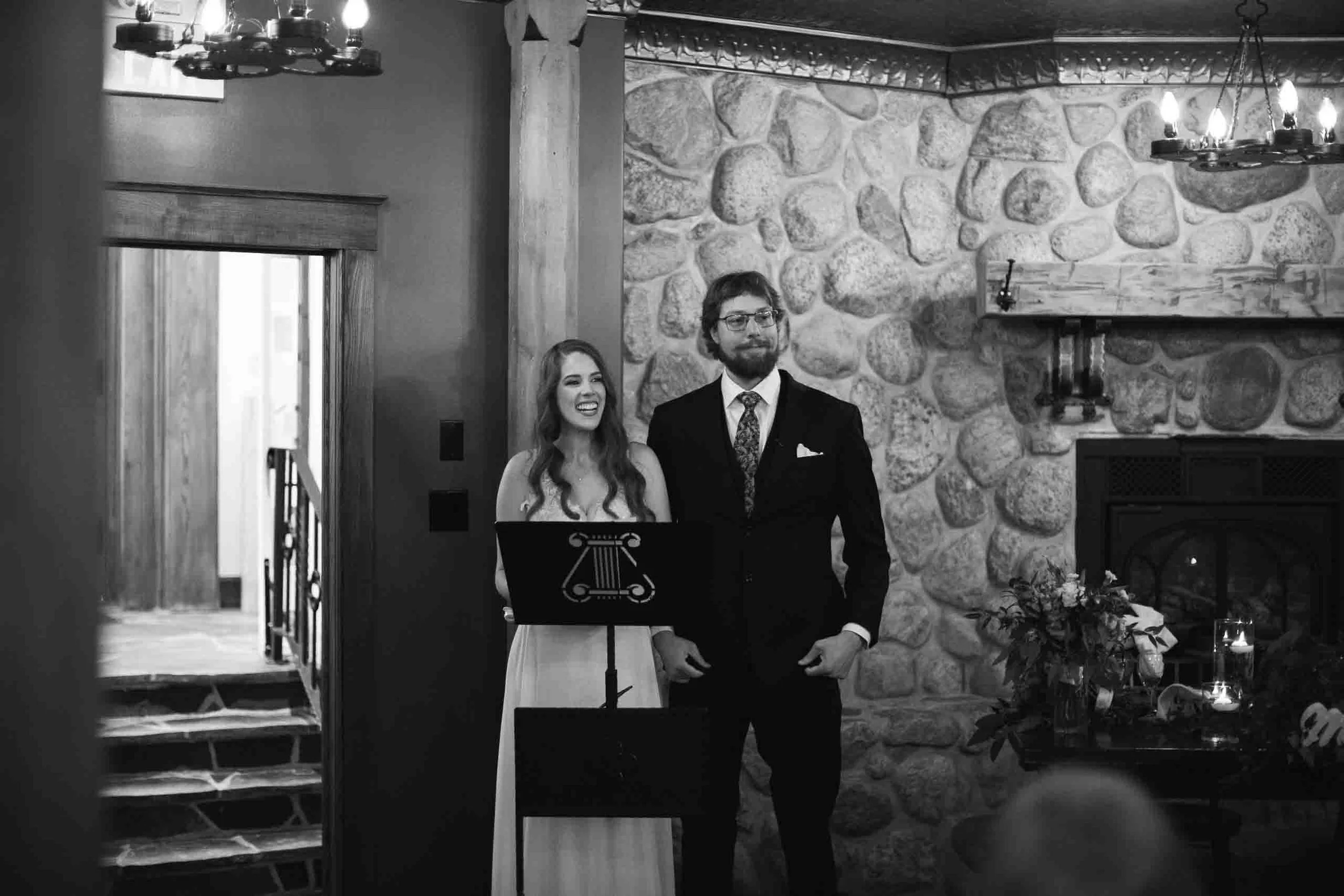 Hauser Hall wedding reception