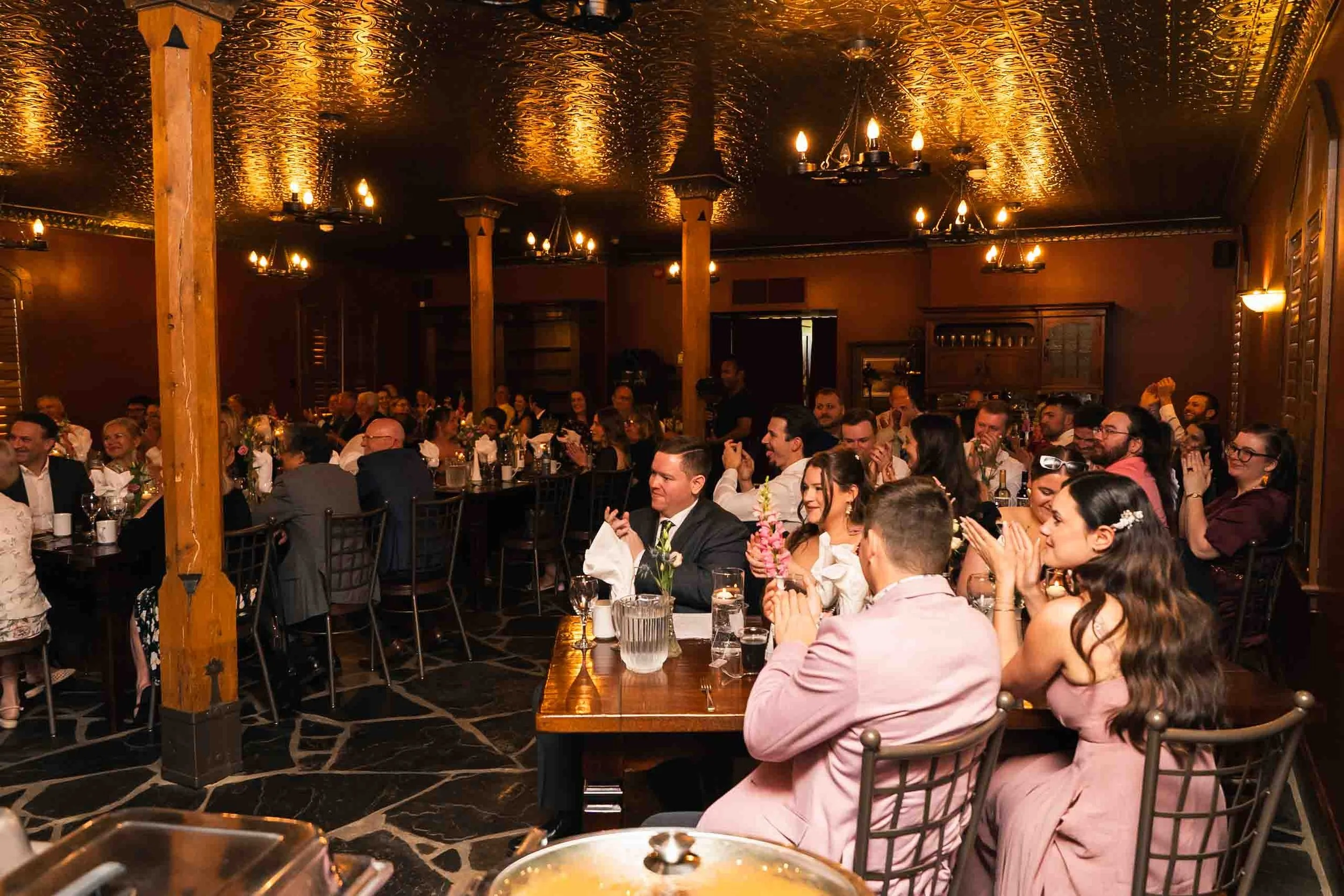 Hauser Hall wedding reception