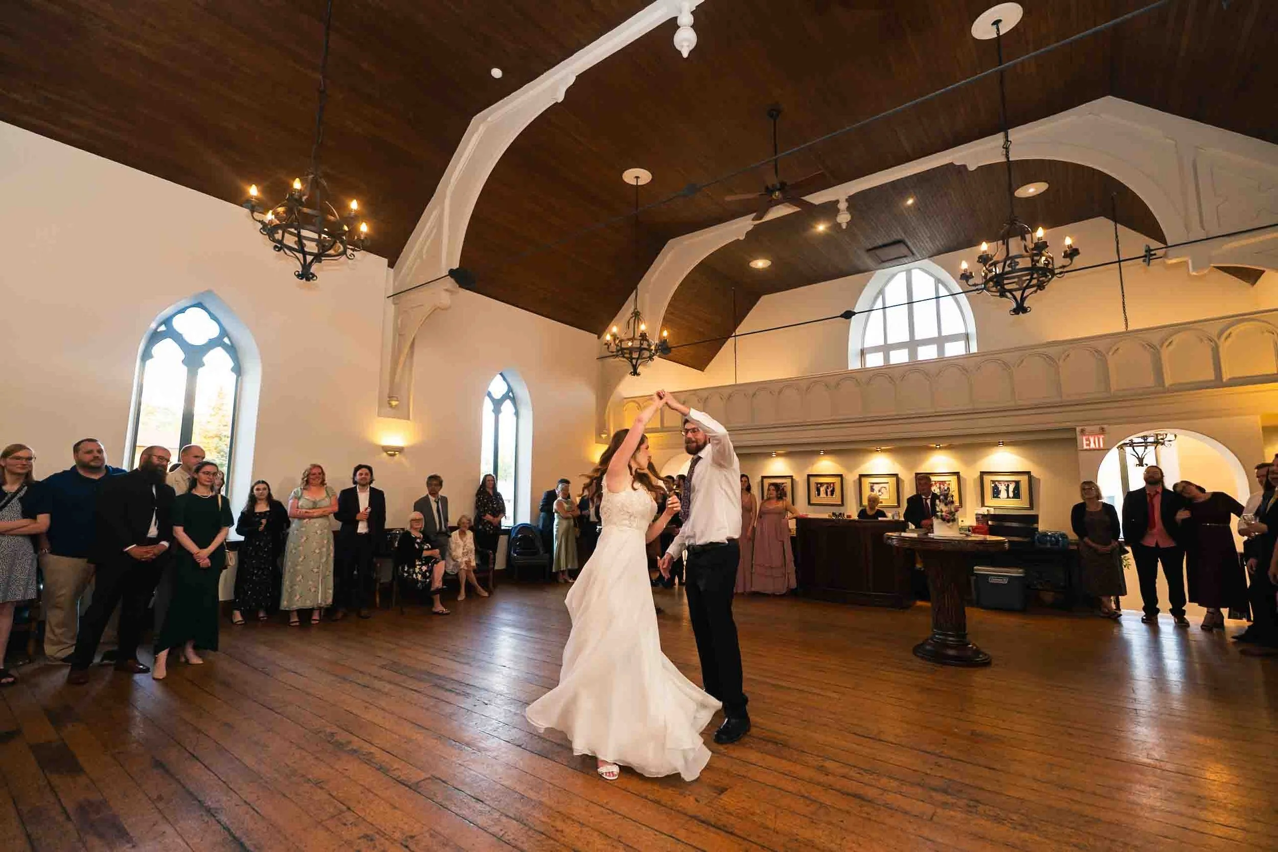 First dance at Hauser Hall