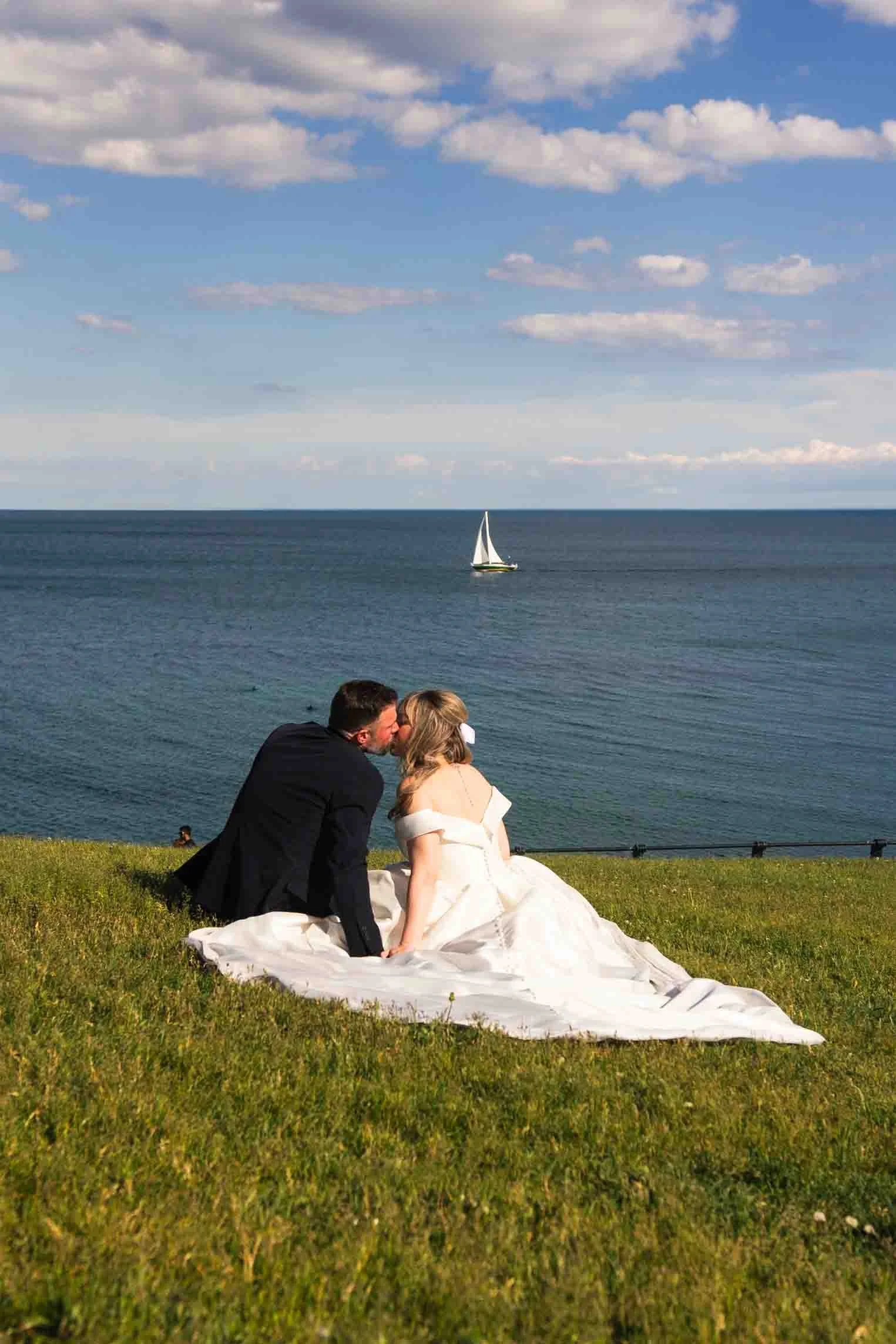 RC Harris Water Treatment Plant Wedding Portraits | Toronto Ontario