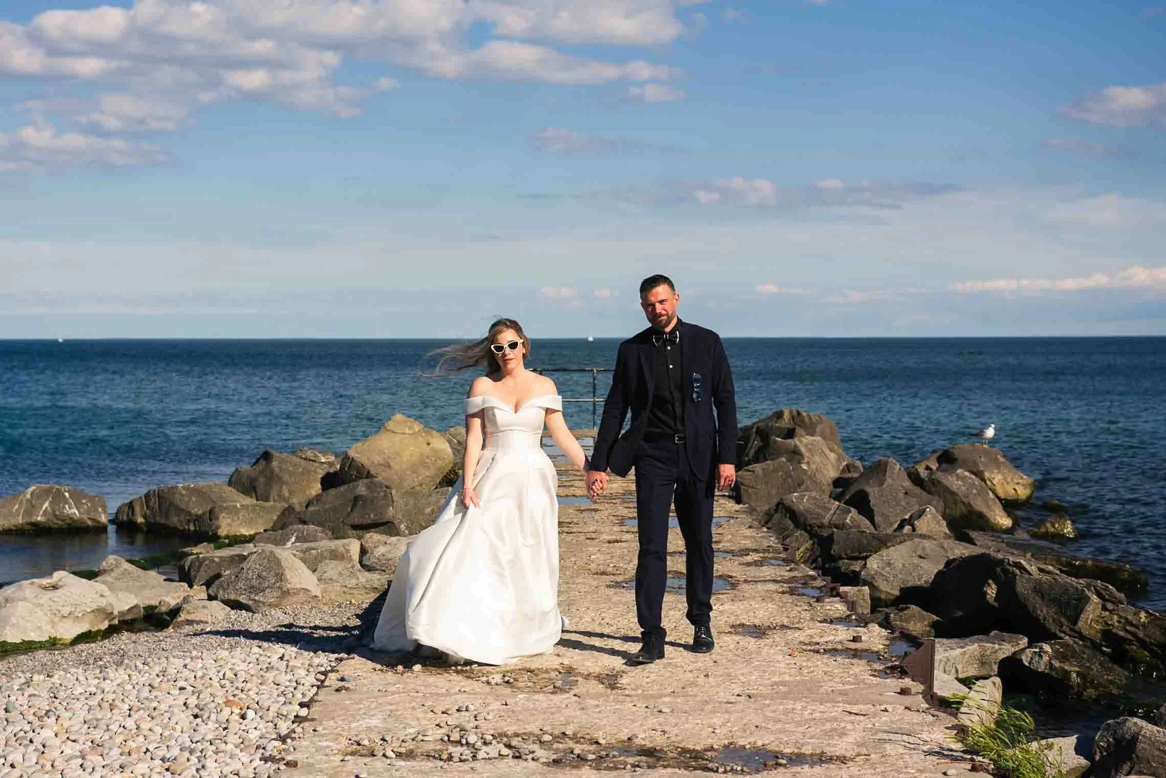 Luxury Wedding Photography at RC Harris Water Treatment Plant Toronto Ontario