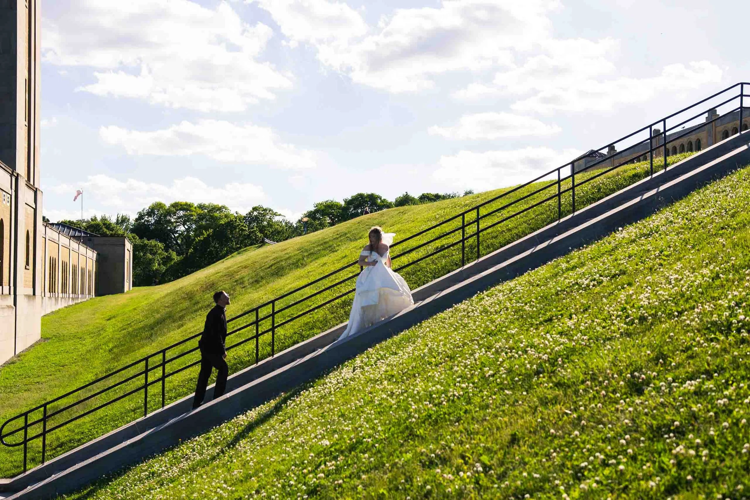 Toronto Ontario Wedding Photography at RC Harris Water Treatment Plant