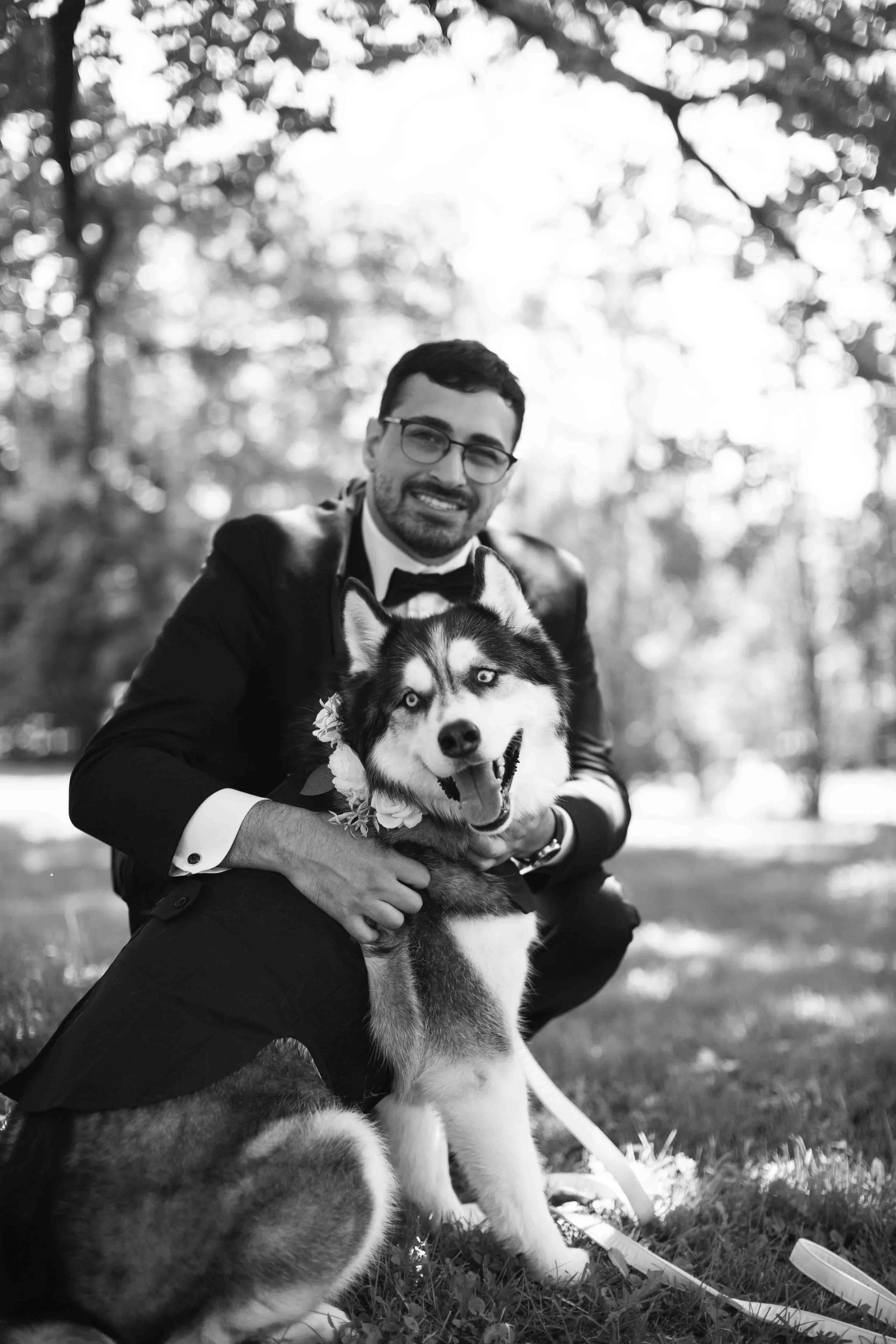 Black and White Pre-Wedding Photos Arboretum Guelph Ontario