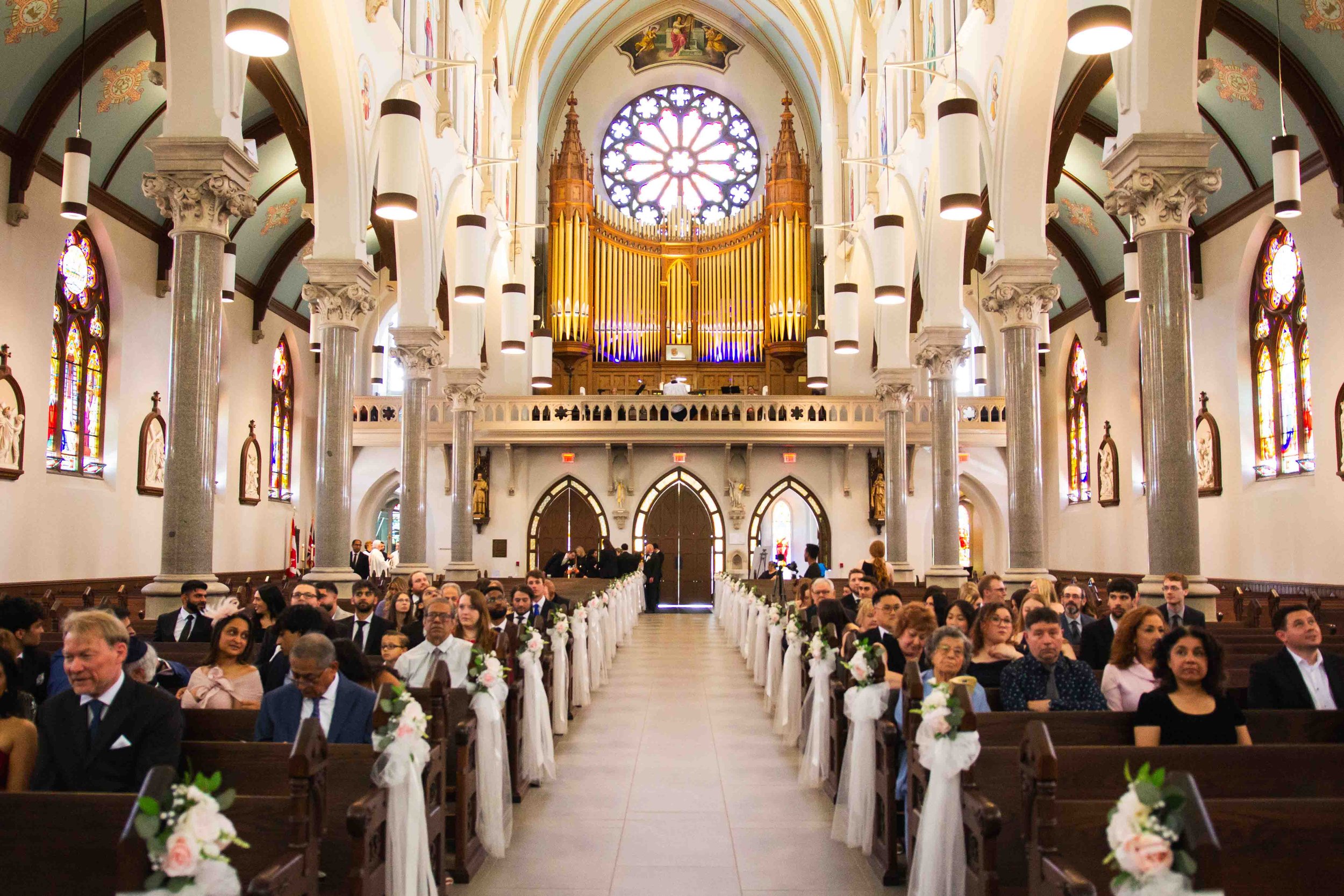 Wedding Ceremony Photography at Basilica of Our Lady Immaculate Guelph Ontario