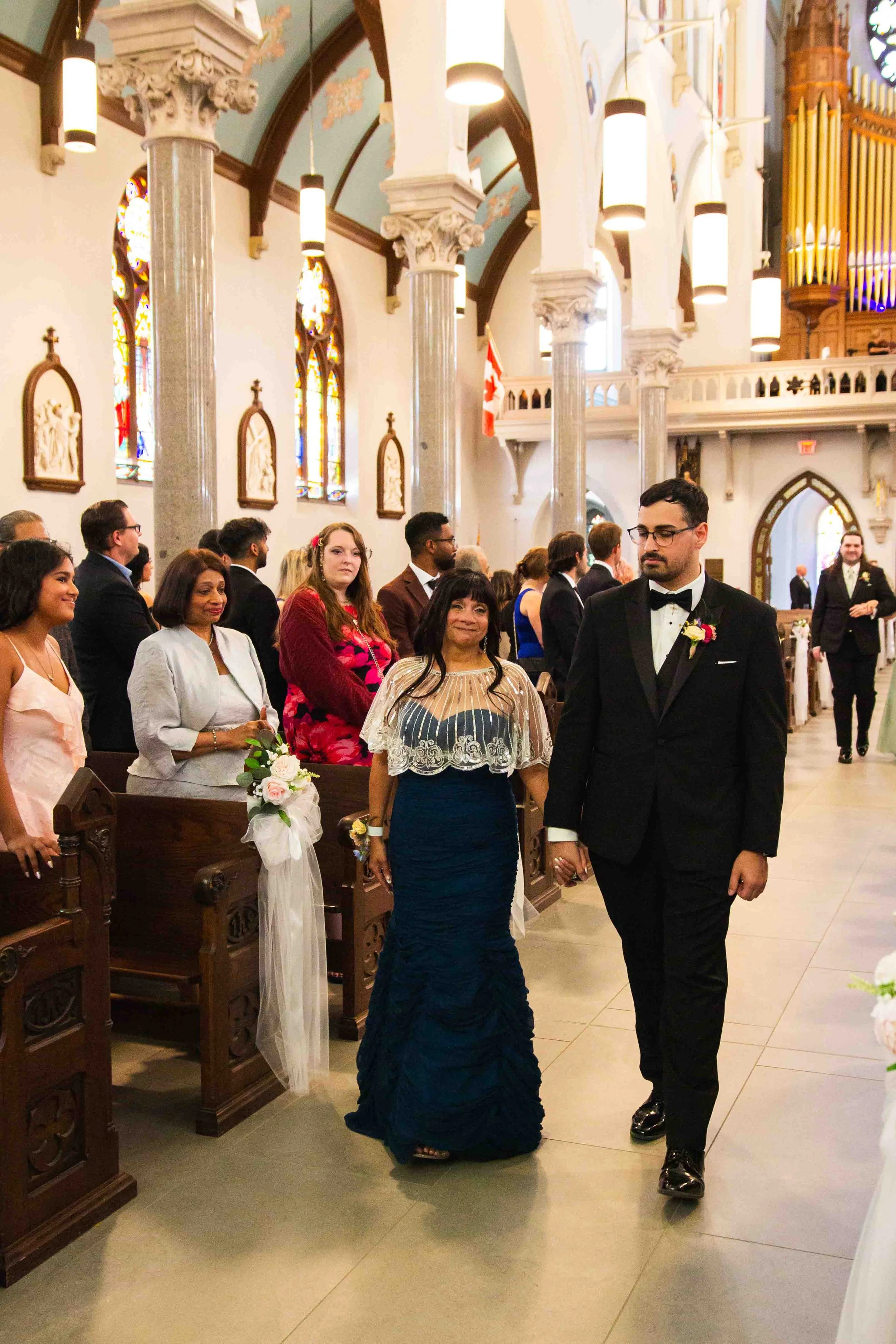 Wedding Ceremony Photography at Basilica of Our Lady Immaculate Guelph Ontario
