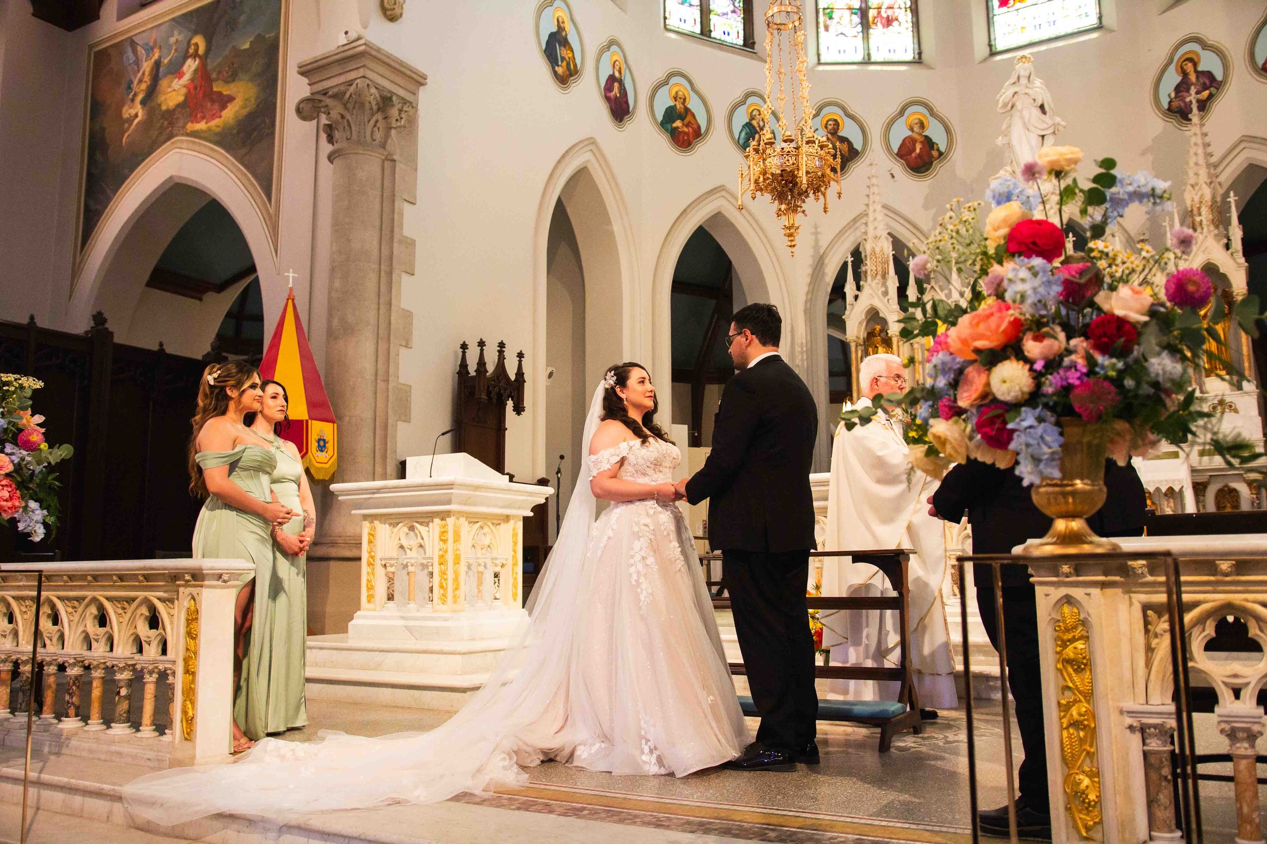 Church Wedding Ceremony Photos Basilica of Our Lady Immaculate Guelph Ontario