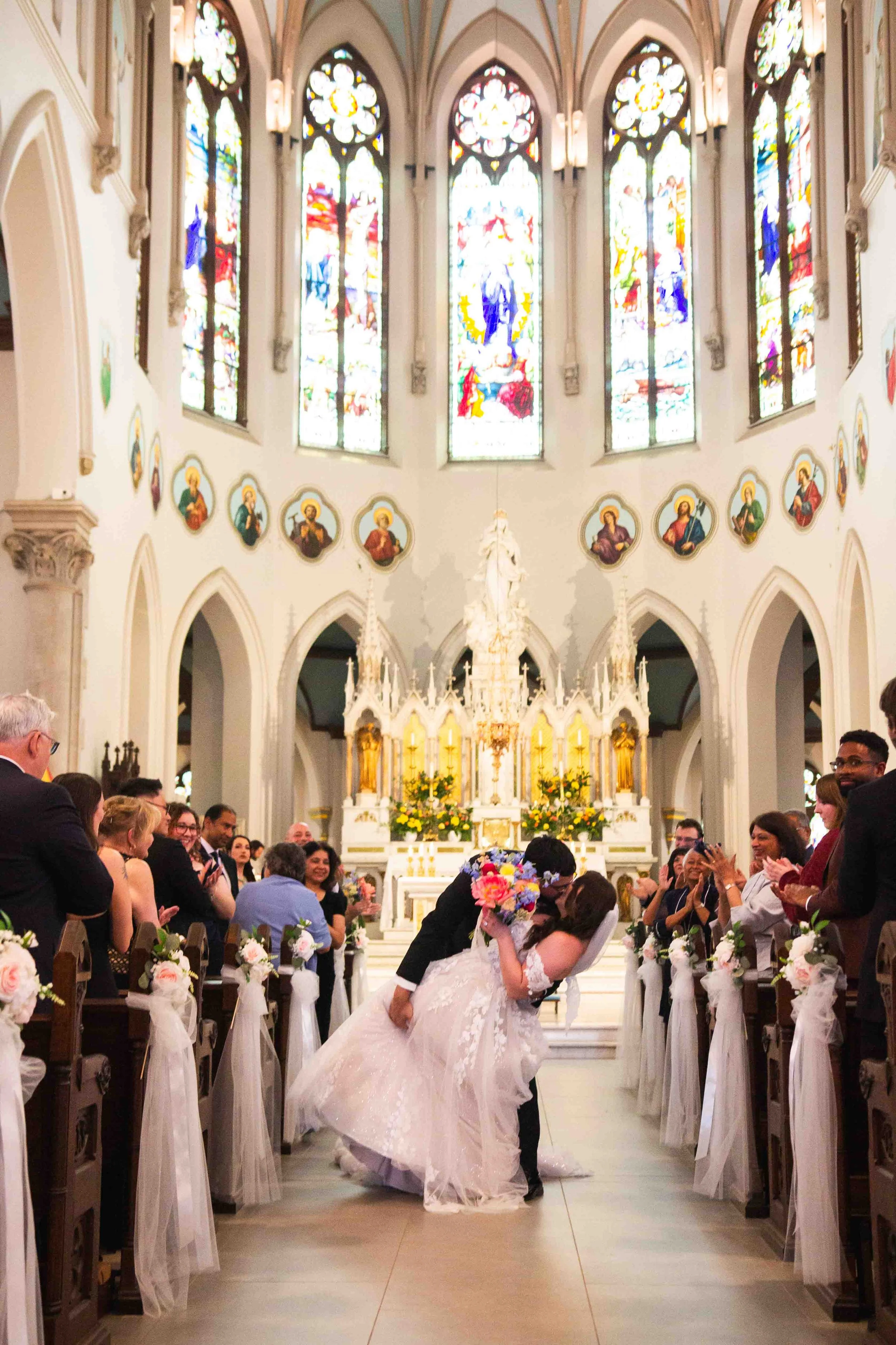 Wedding Ceremony Photography at Basilica of Our Lady Immaculate Guelph Ontario