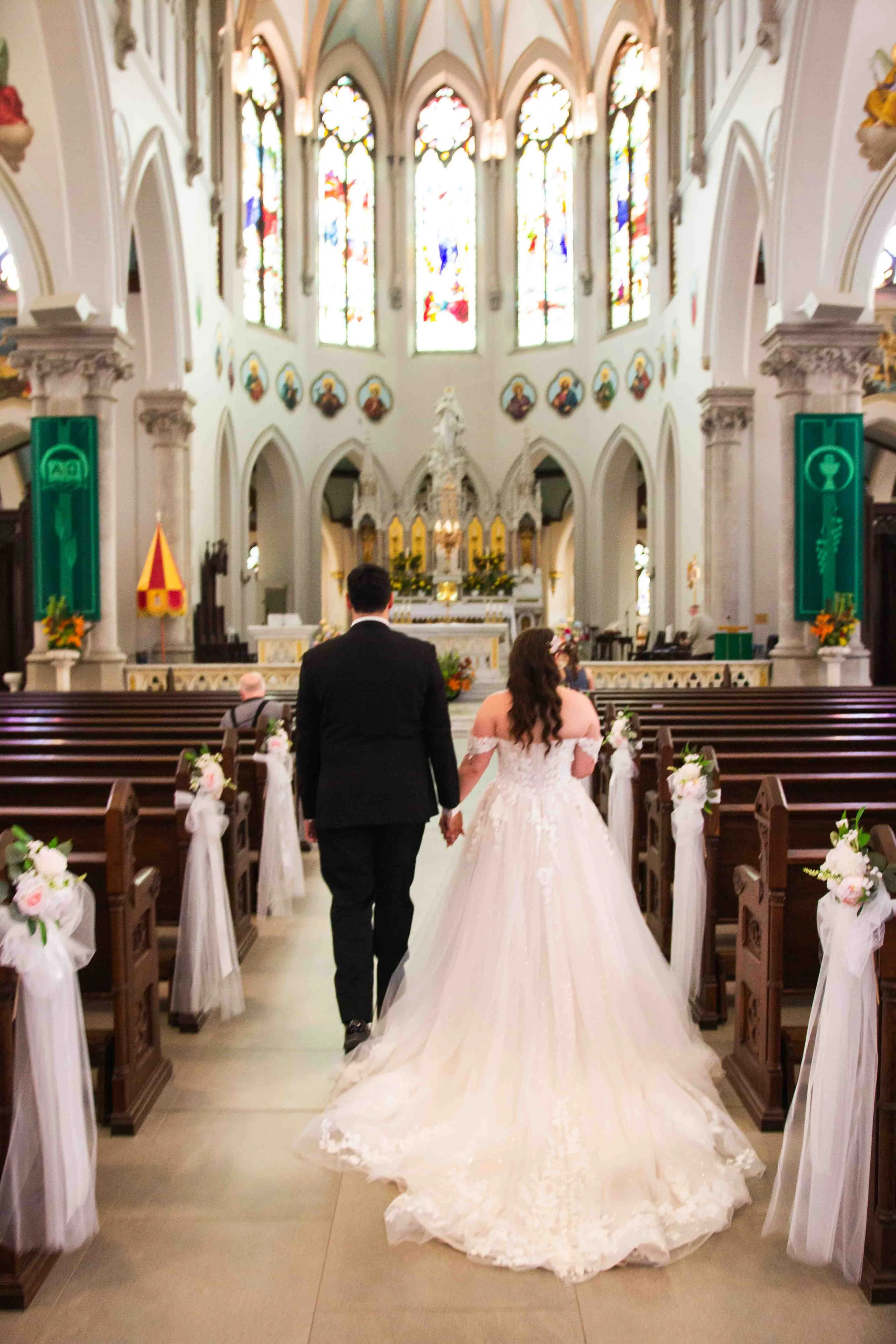 Church Wedding Ceremony Photos Basilica of Our Lady Immaculate Guelph Ontario