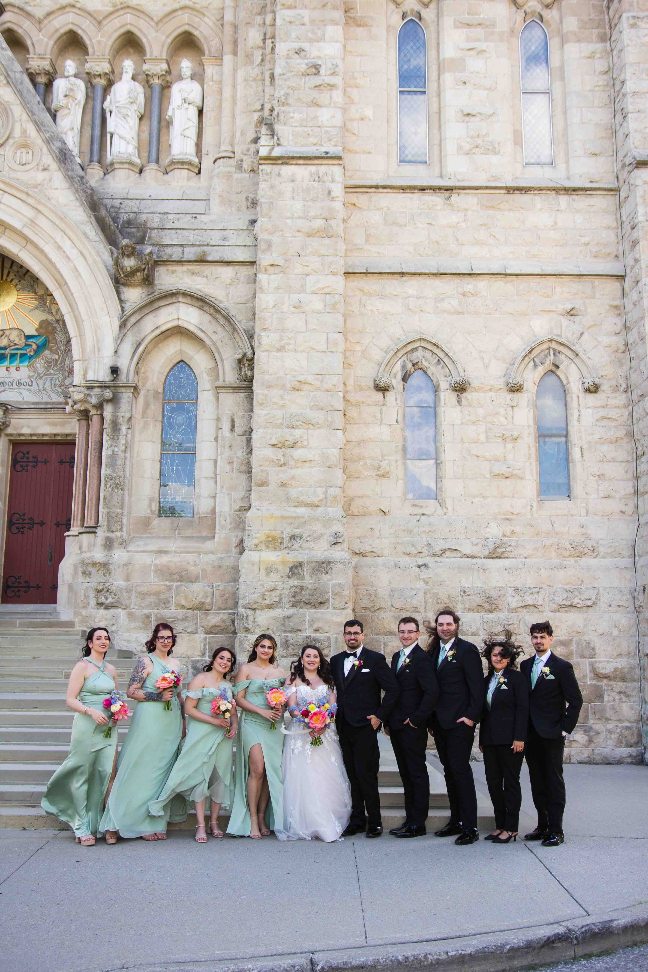 Basilica of Our Lady Immaculate Wedding Ceremony Guelph Ontario