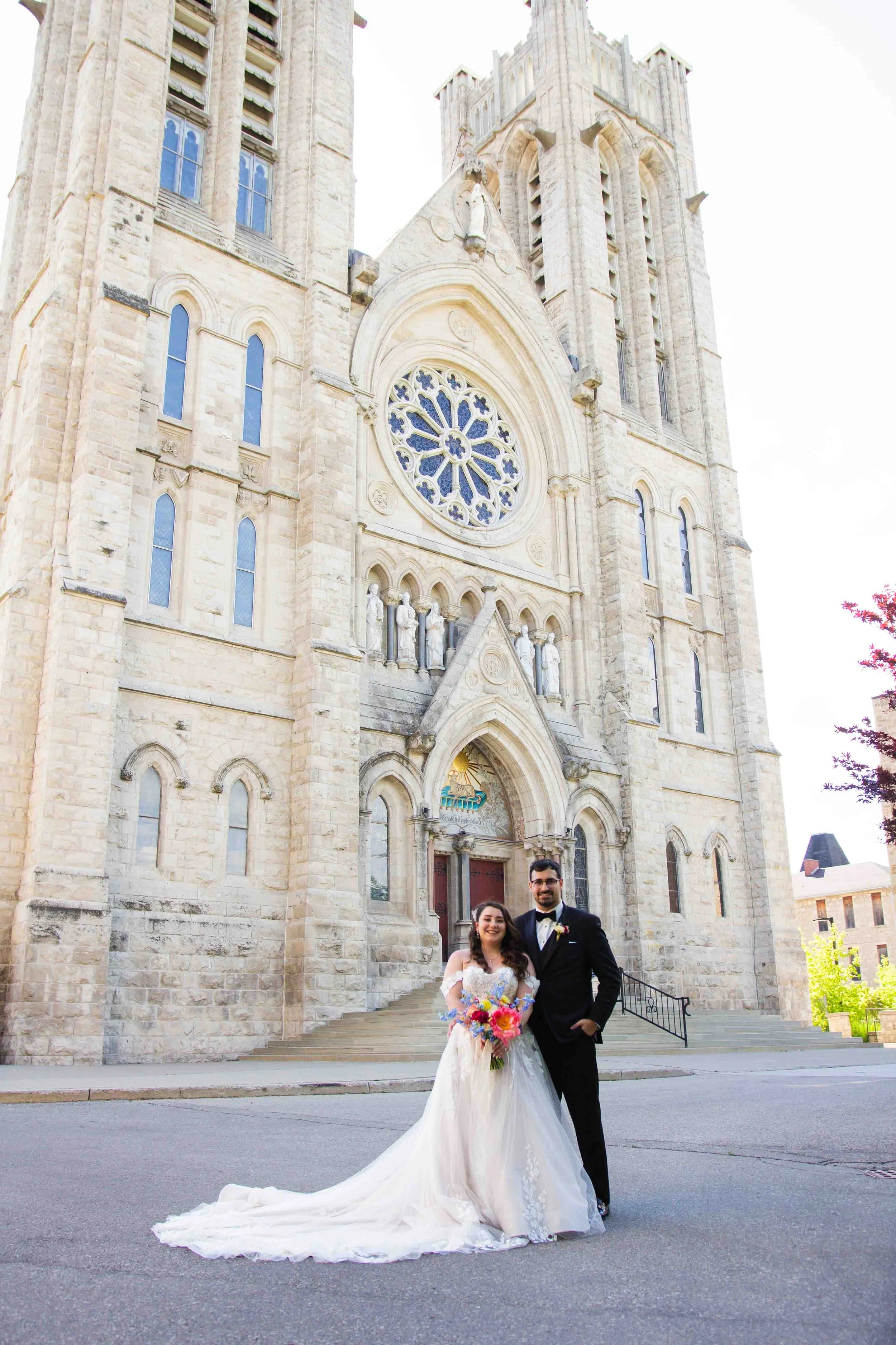 Wedding Ceremony Photography at Basilica of Our Lady Immaculate Guelph Ontario