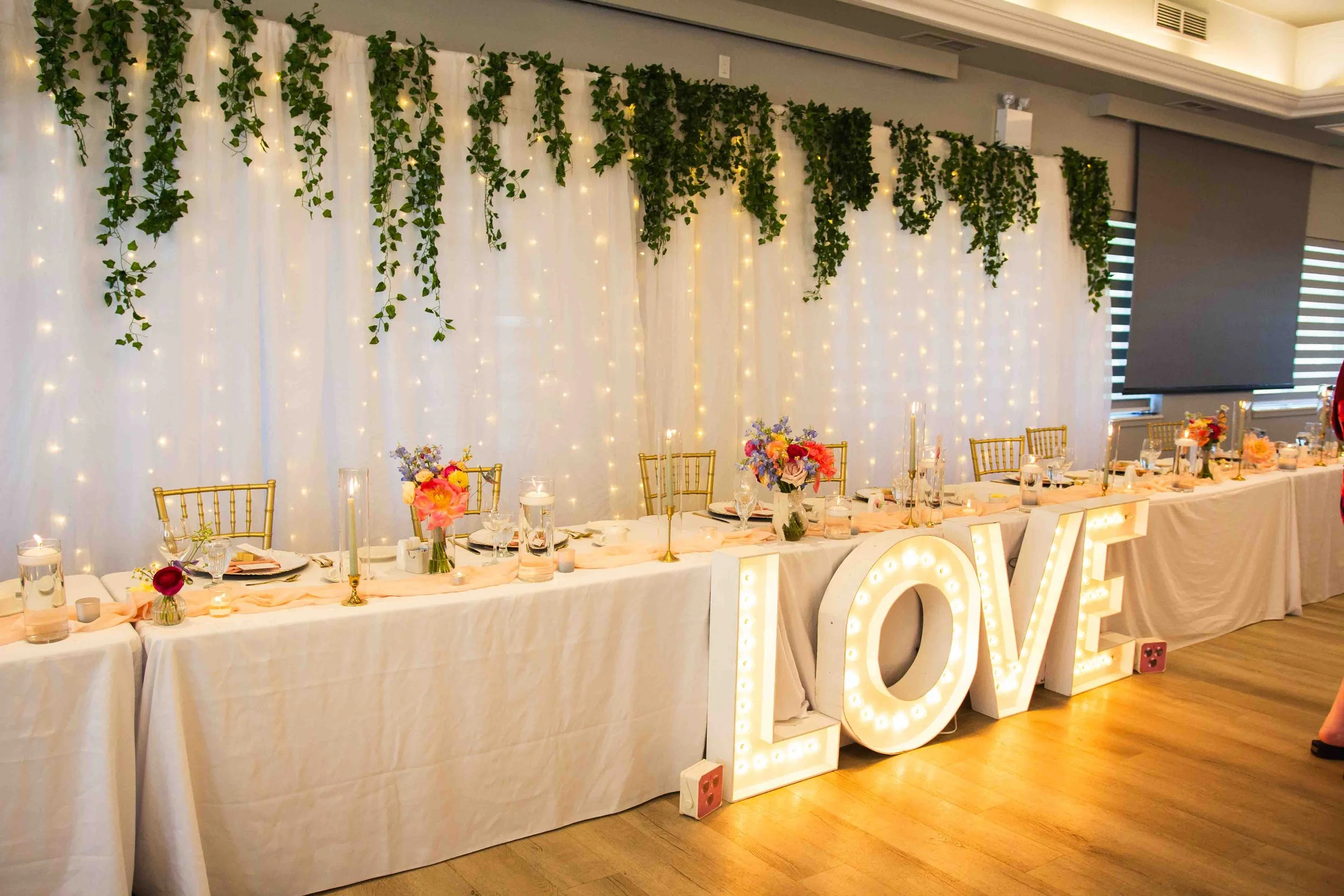 Wedding Decor at The Venue Cambridge Ontario
