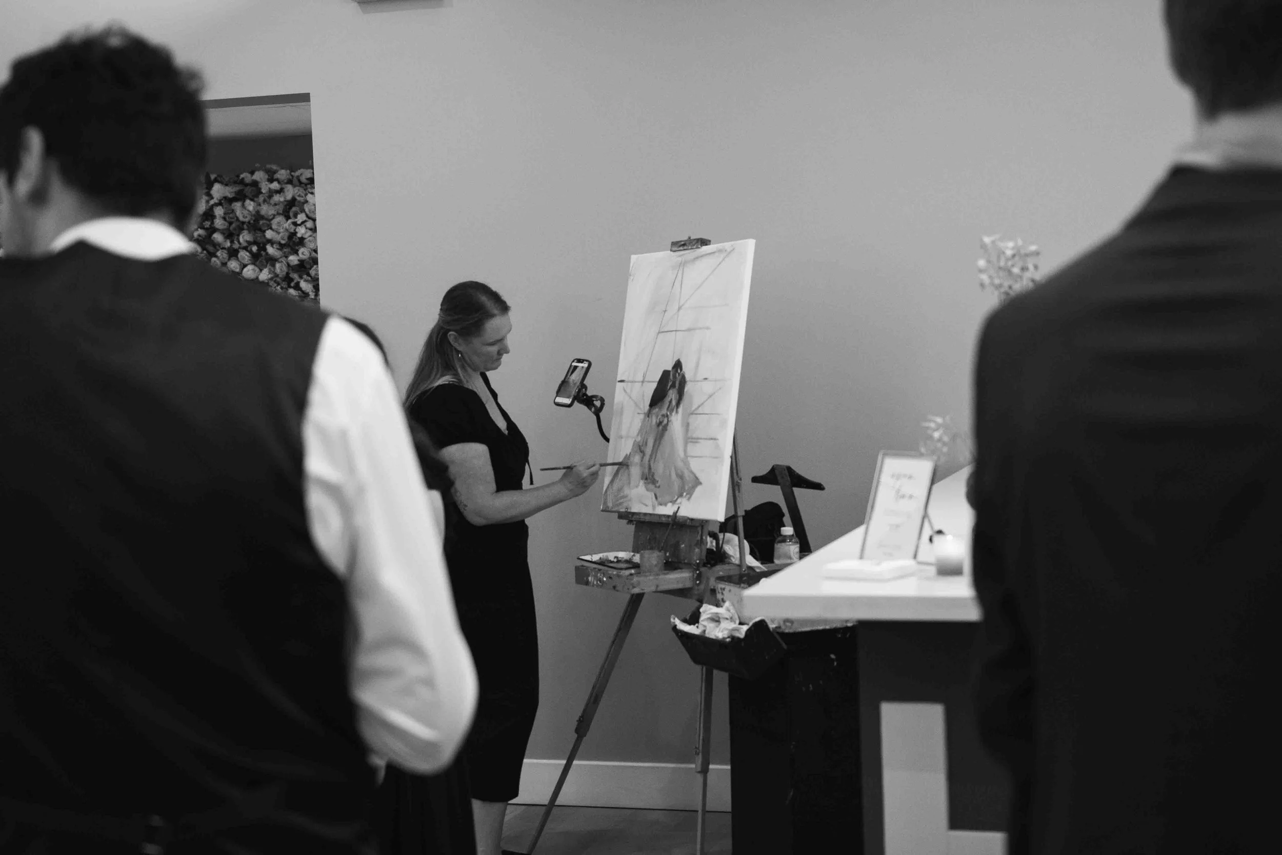 Black and White Wedding Decor The Venue Cambridge Ontario