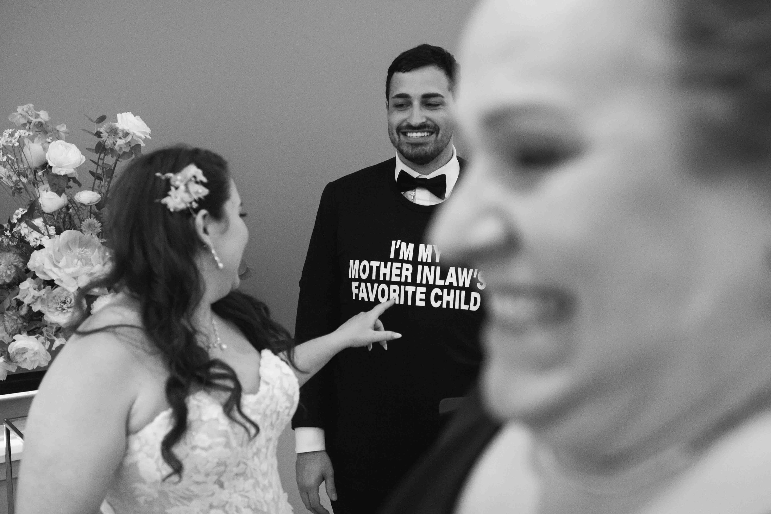 Black and White The Venue Cambridge Ontario Wedding Reception Photography
