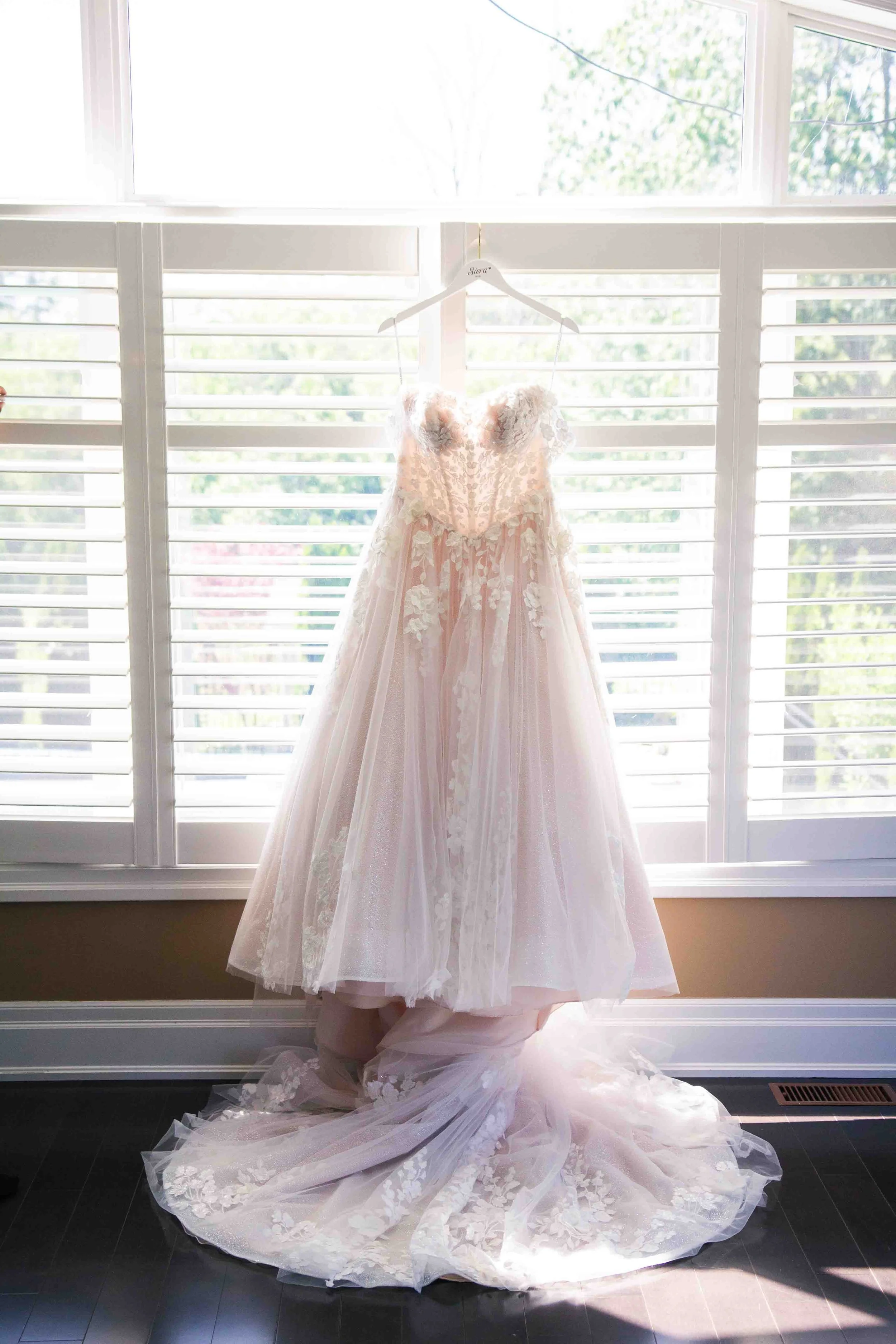 Bride's Wedding Dress Cambridge Ontario