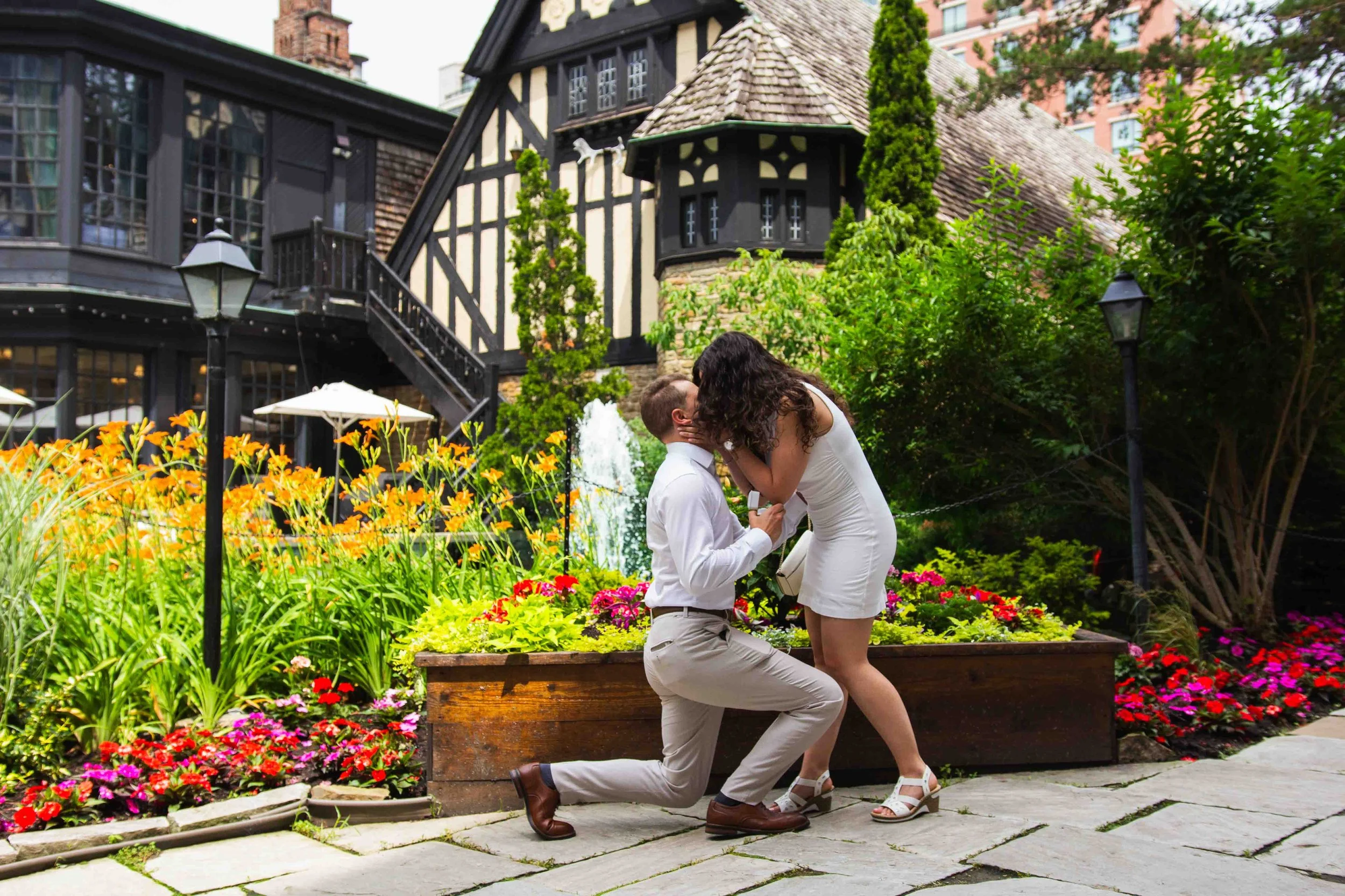 Old Mill Toronto Ontario Surprise Proposal