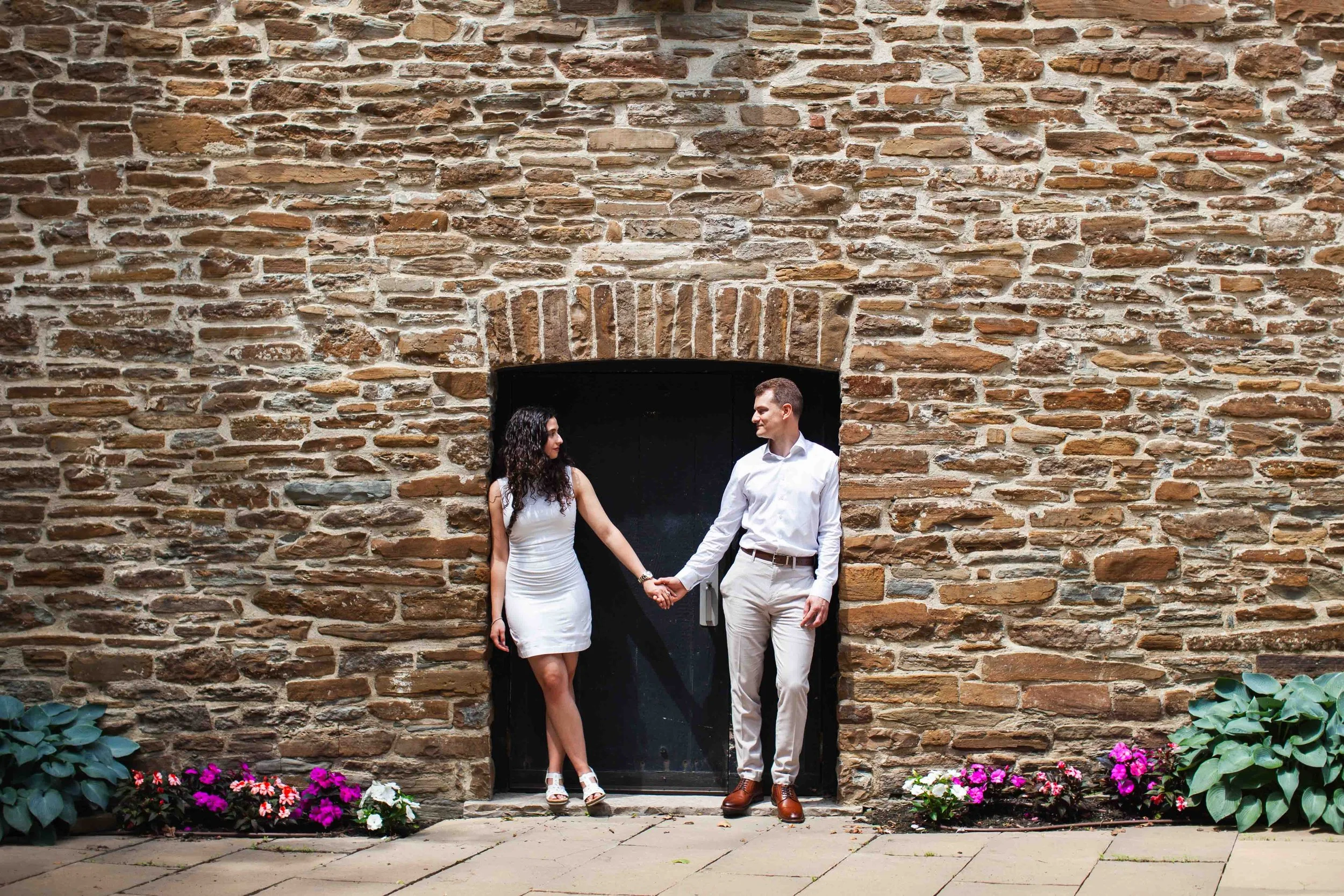 Engagement Photos at Old Mill Toronto Ontario
