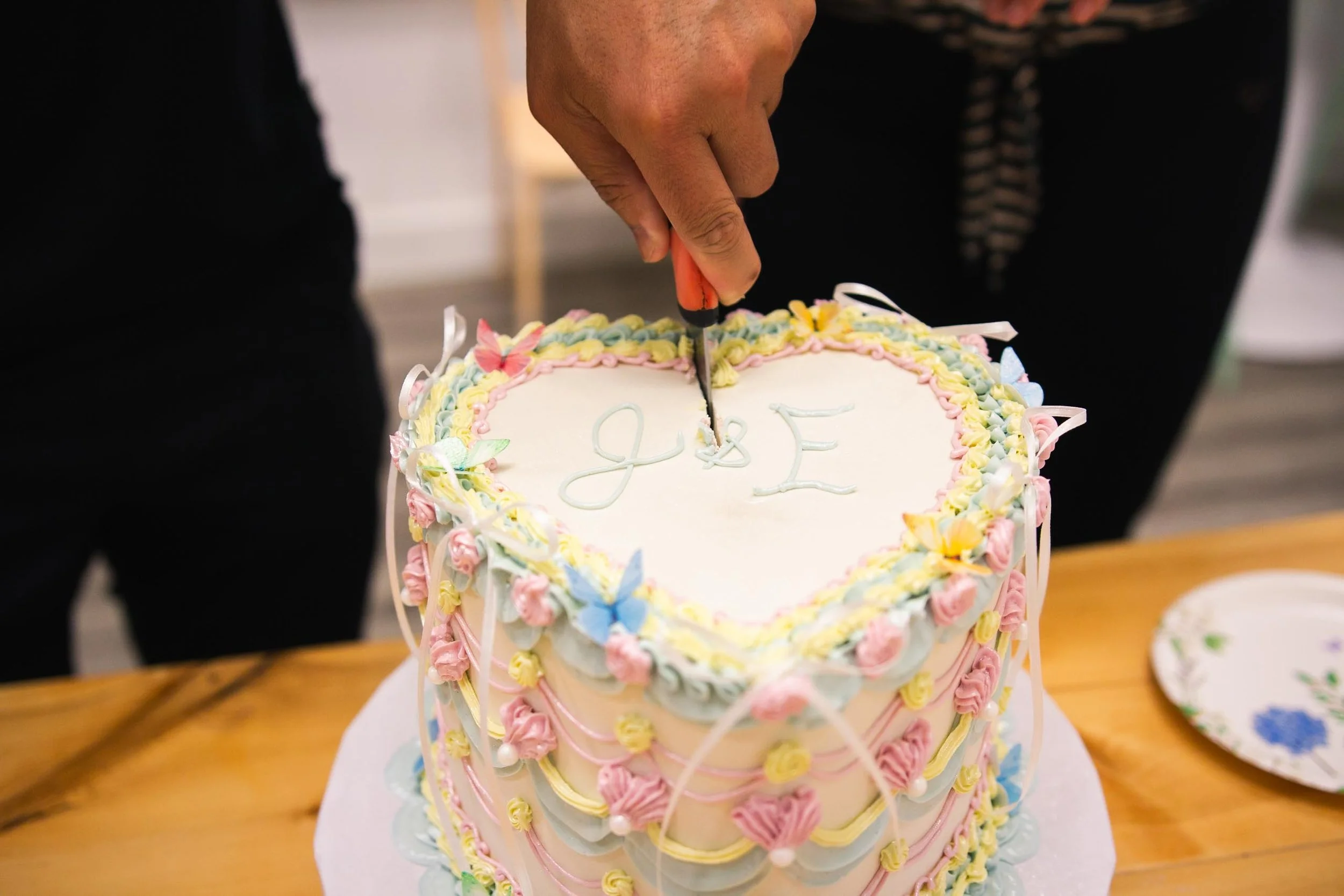 Engagement Cake After a Surprise Proposal