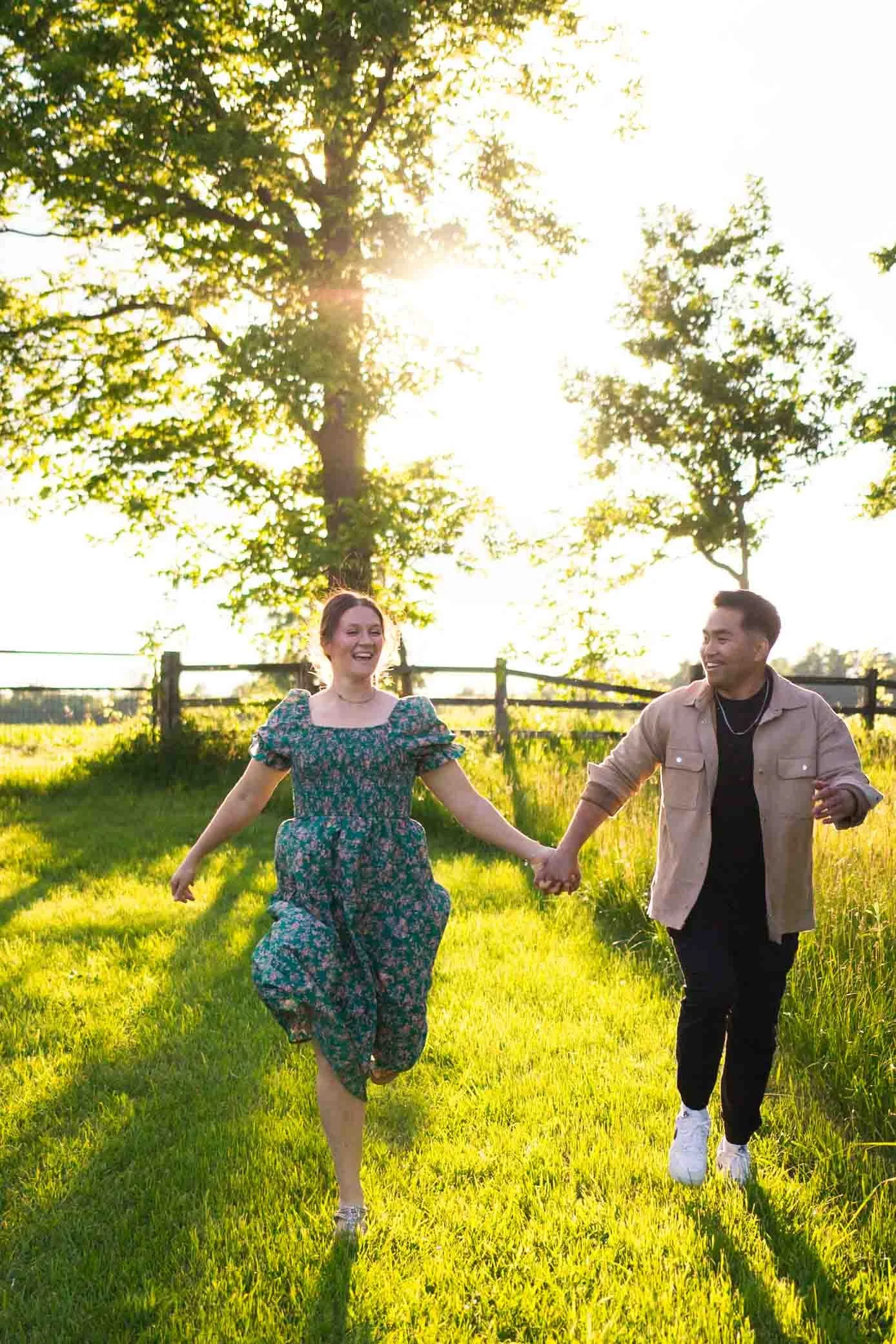 Engagement Photos After a Surprise Proposal in Cambridge Ontario