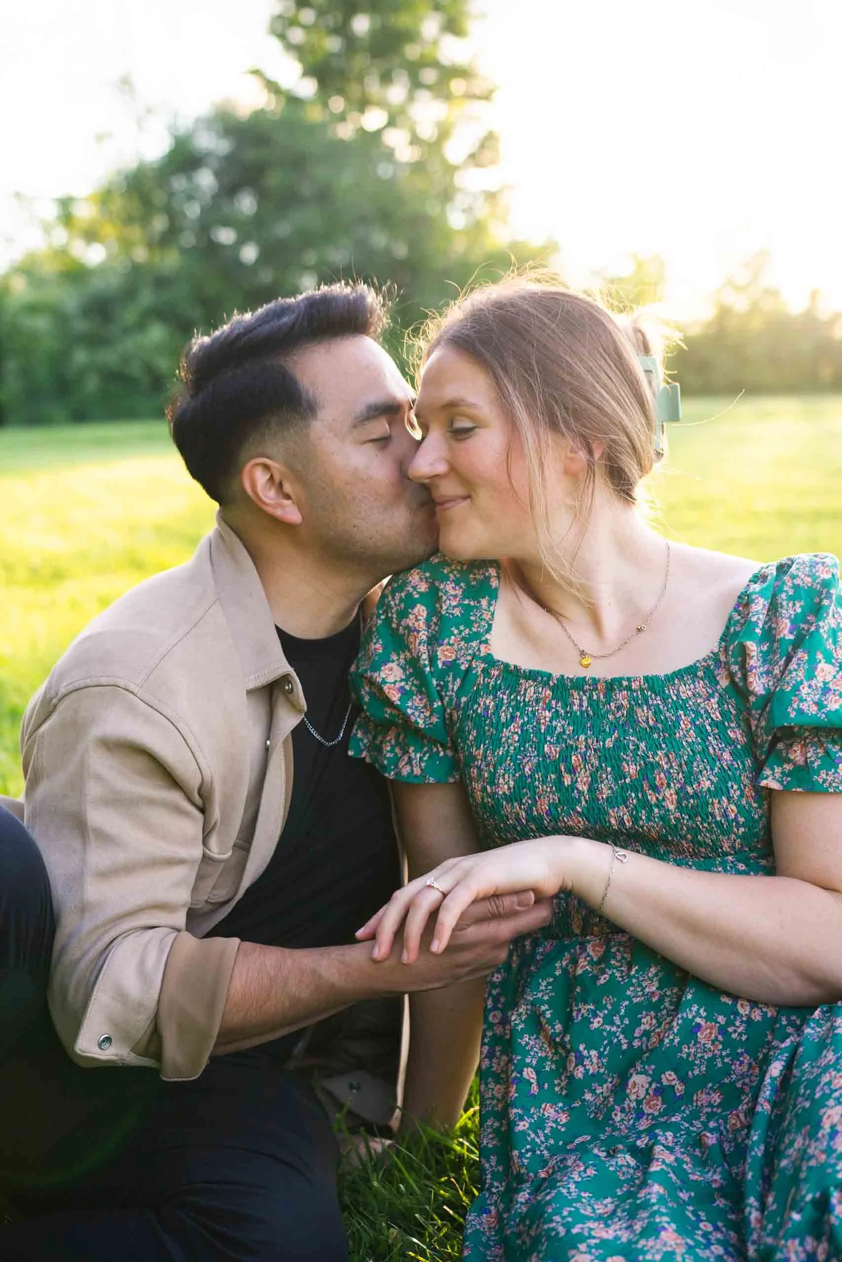 Engagement Session Following a Surprise Proposal