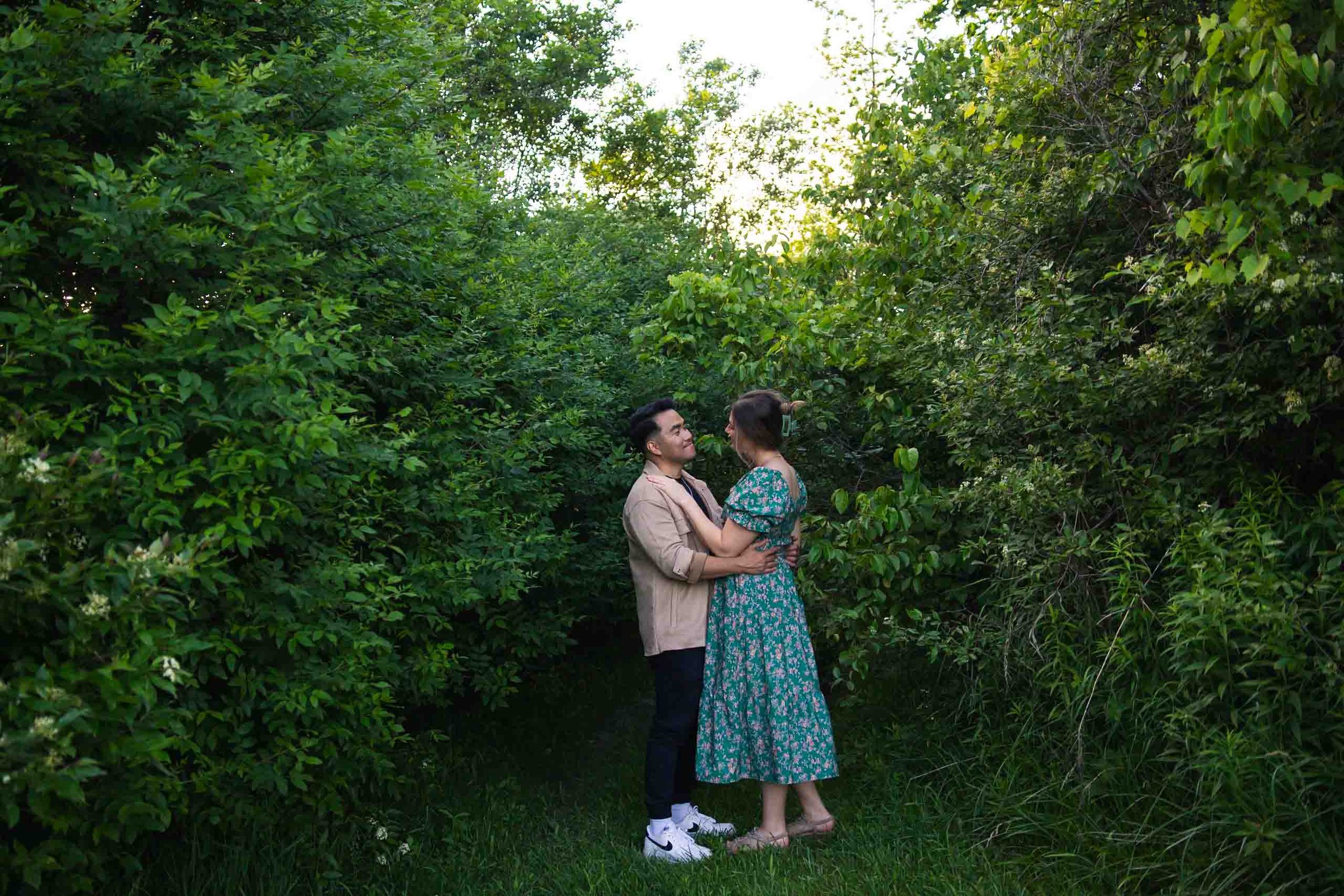 Romantic Engagement Photos in Cambridge