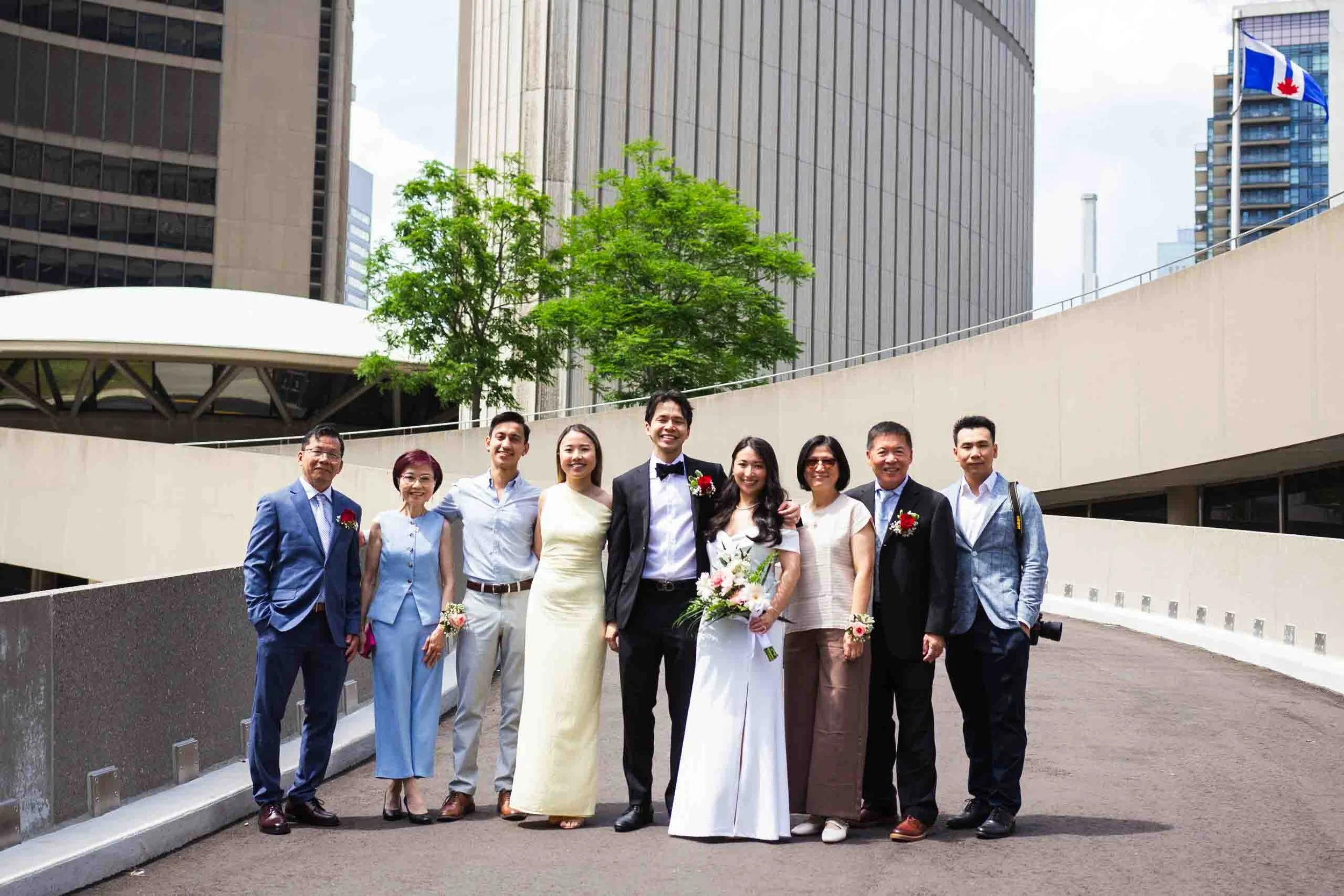 Toronto City Hall Wedding Photographer Nathan Phillips Square