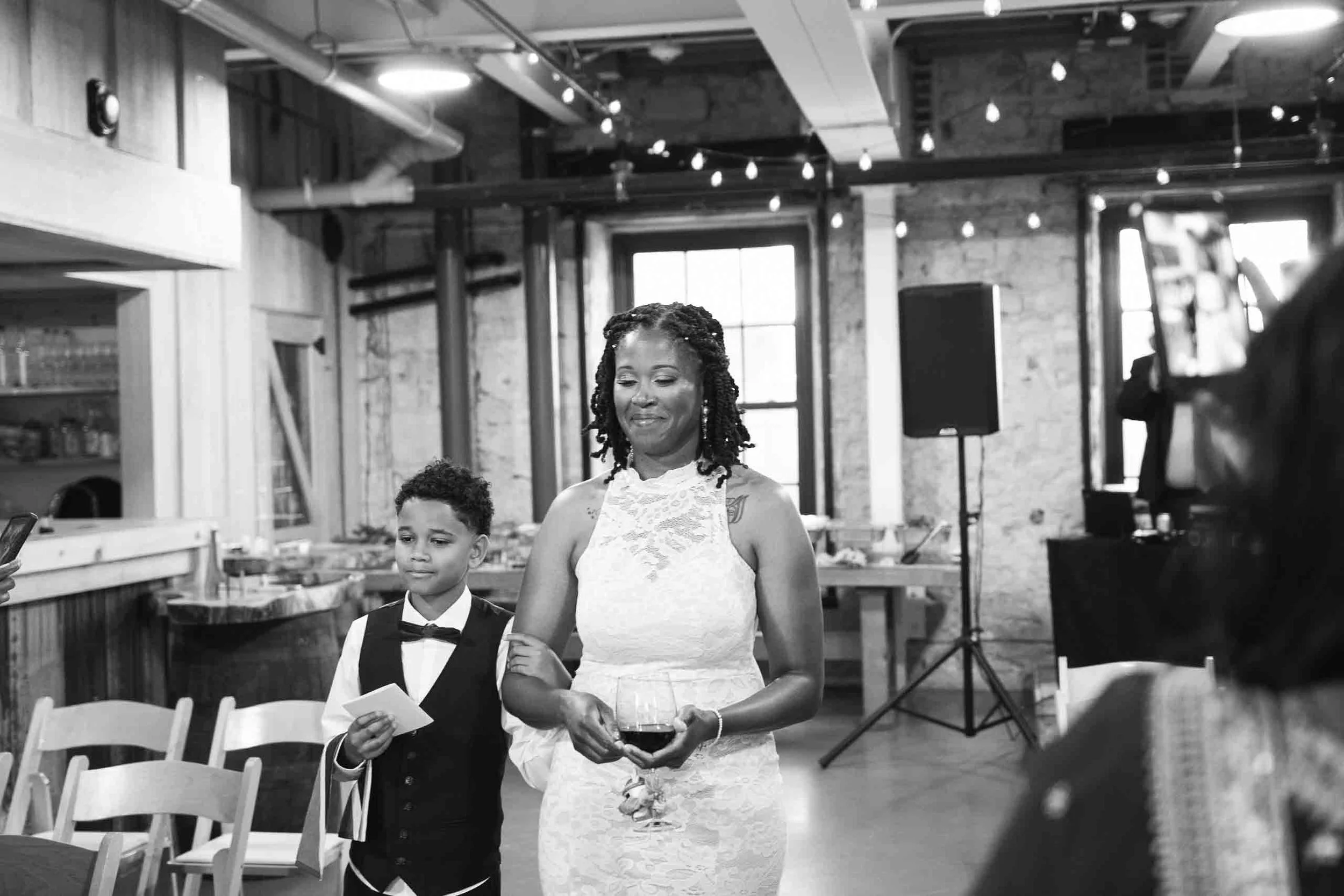 Spring Mill Distillery Wedding Reception Photography