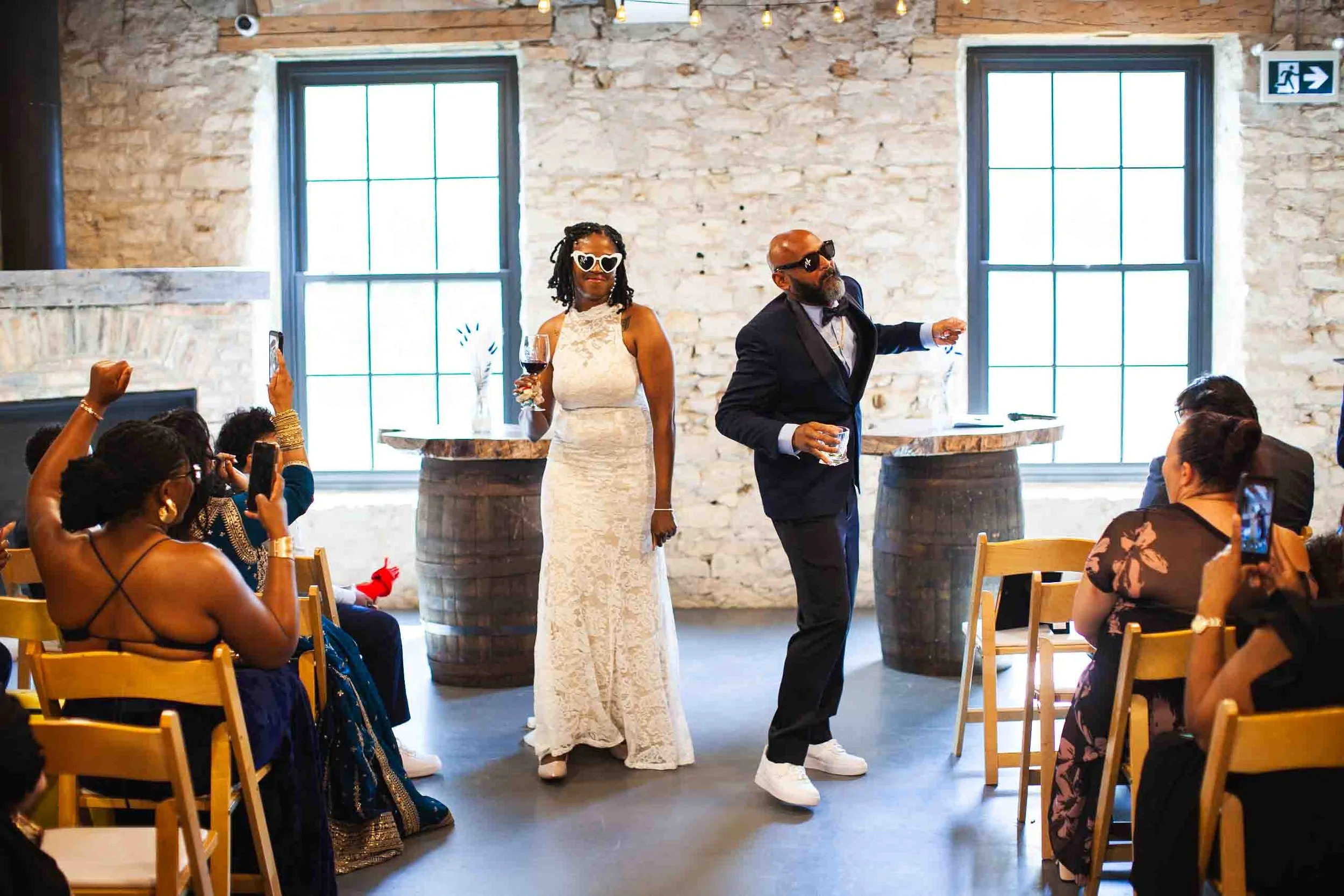 Spring Mill Distillery Wedding Ceremony Guelph